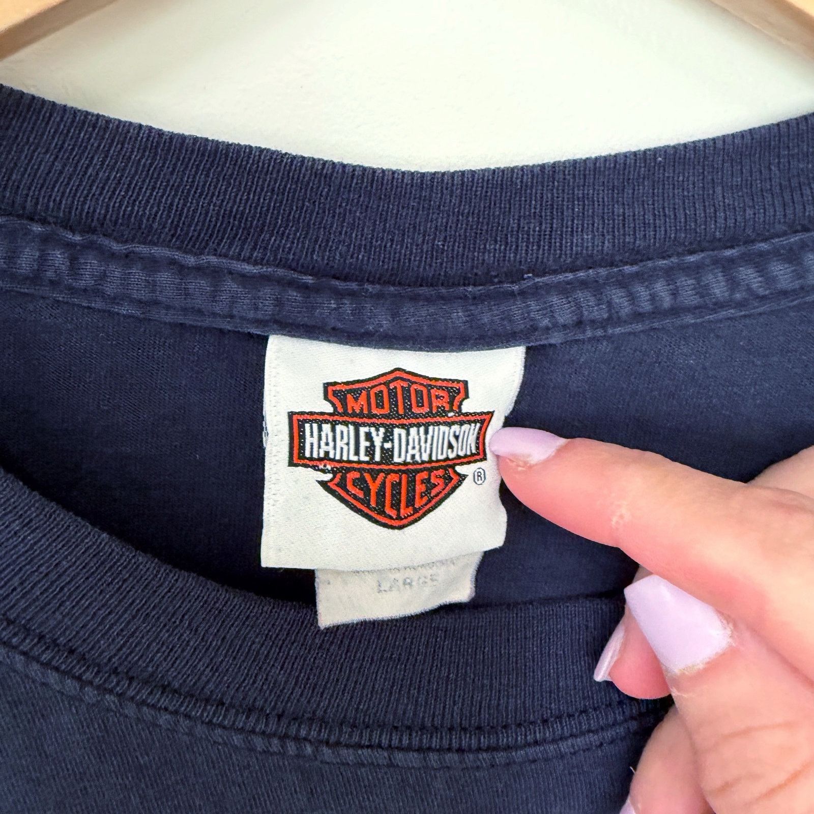 Harley Davidson Harley Davidson Plourdes Madawaska Maine Pocket T Shirt Sz L Size US L / EU 52-54 / 3 - 2 Thumbnail
