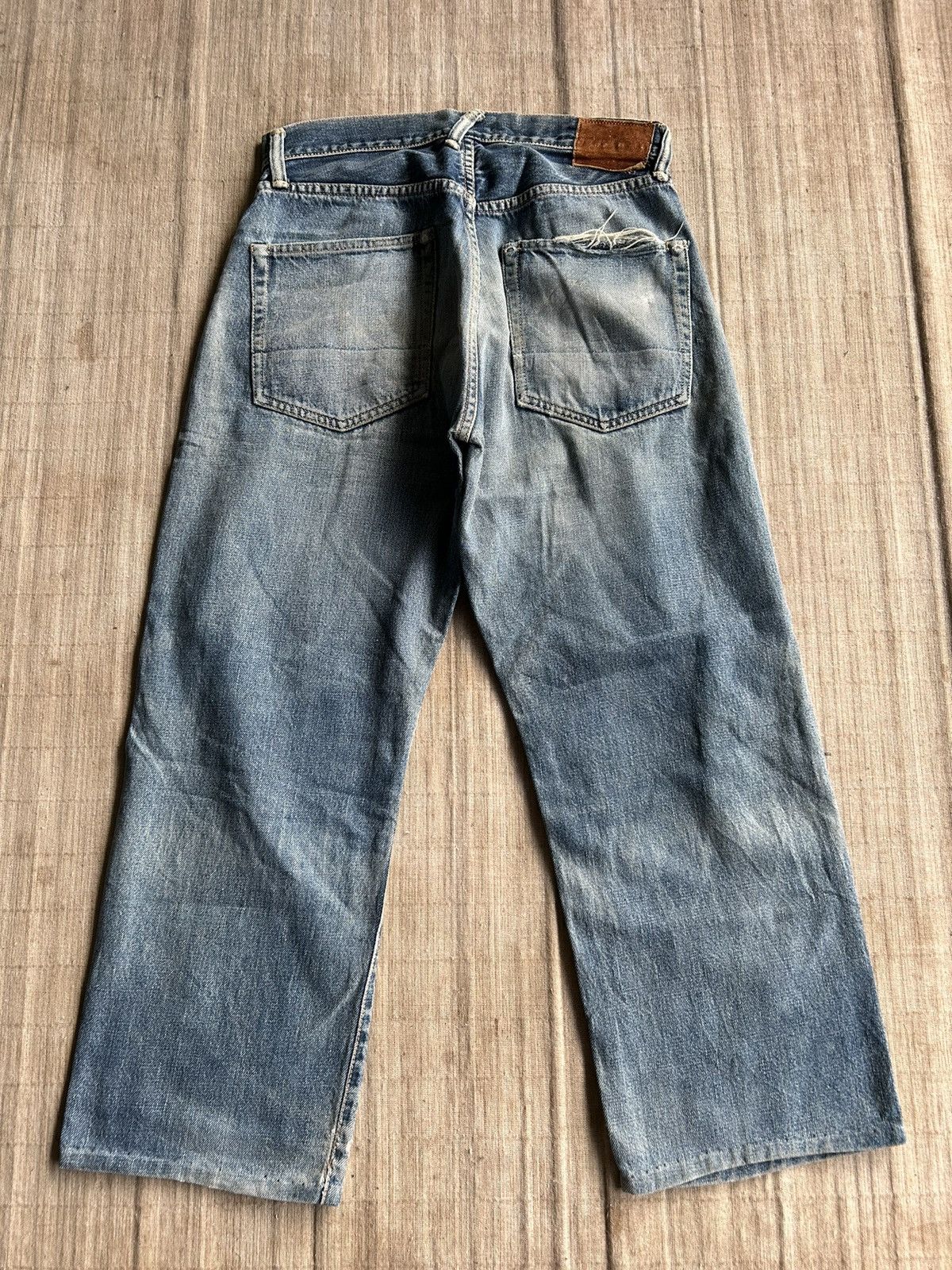 Evisu Vintage Evisu Yamane Selvedge distressed denim jeans Size US 30 / EU 46 - 16 Thumbnail