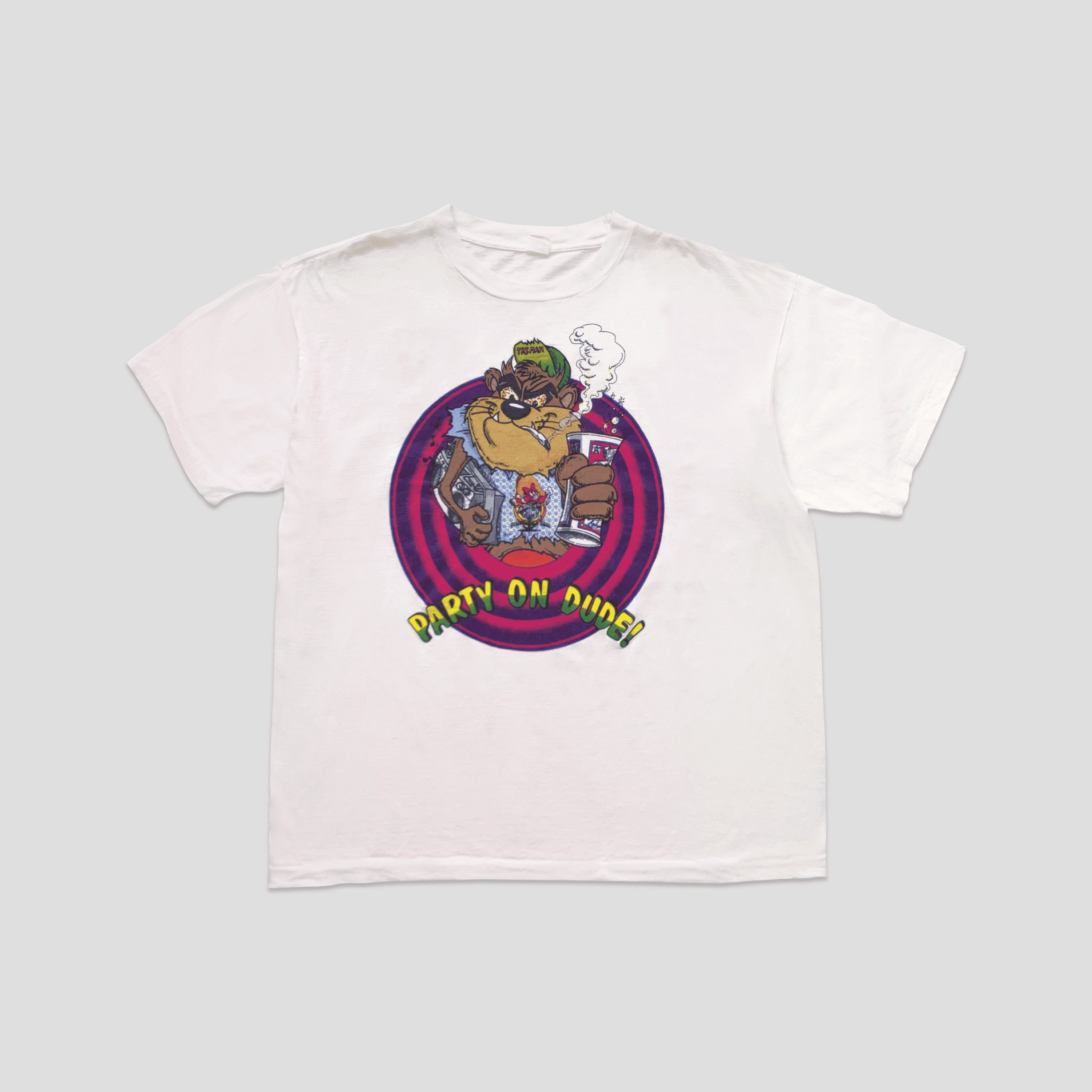 Other Vintage 1990s Shroomy Tunes II Taz Parody T-Shirt Size US XL / EU 56 / 4 - 1 Thumbnail