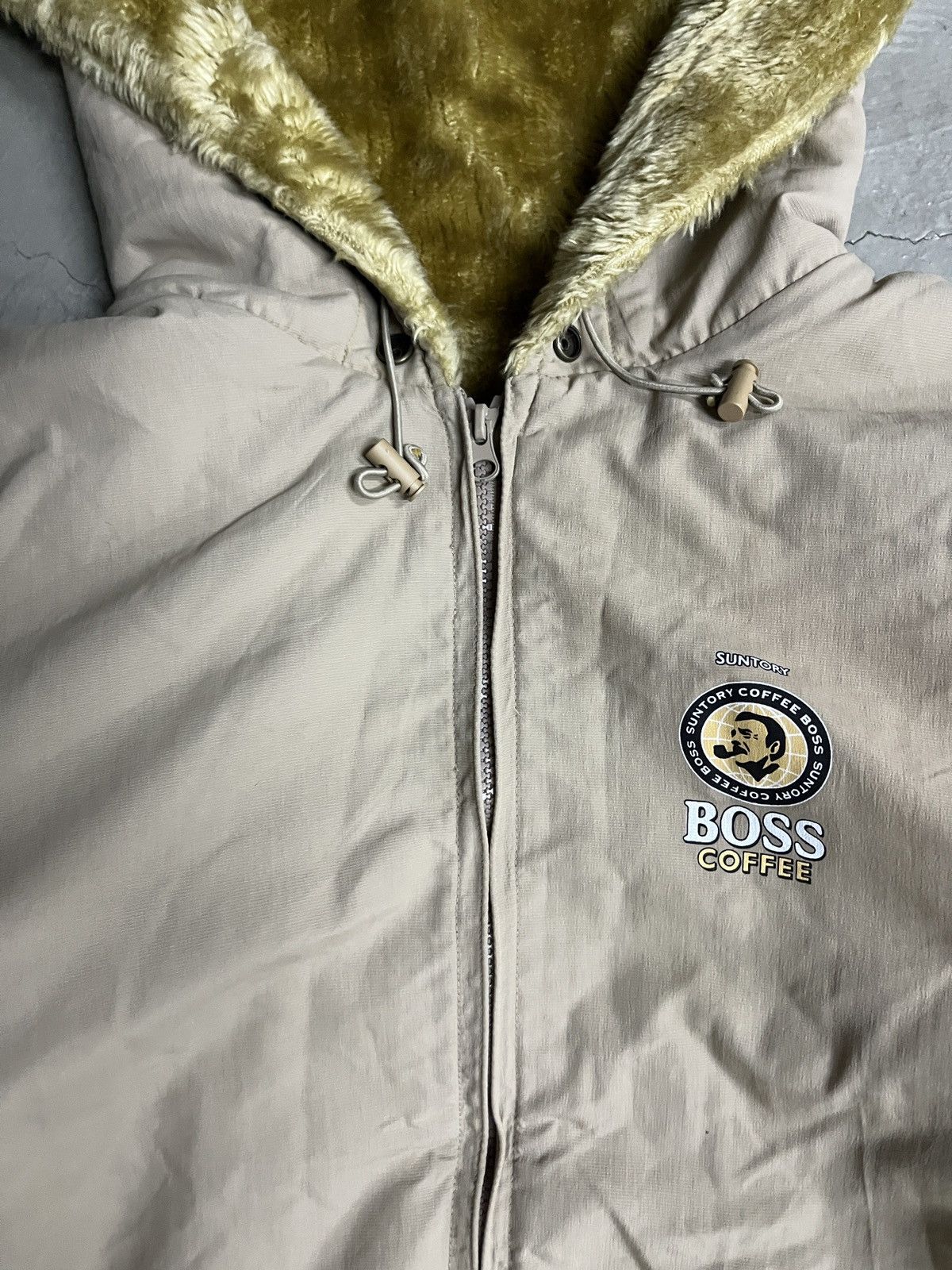 Vintage Vintage Rare SUNTORY BOSS COFFEE Japan Sherpa Parka Size US L / EU 52-54 / 3 - 18 Thumbnail