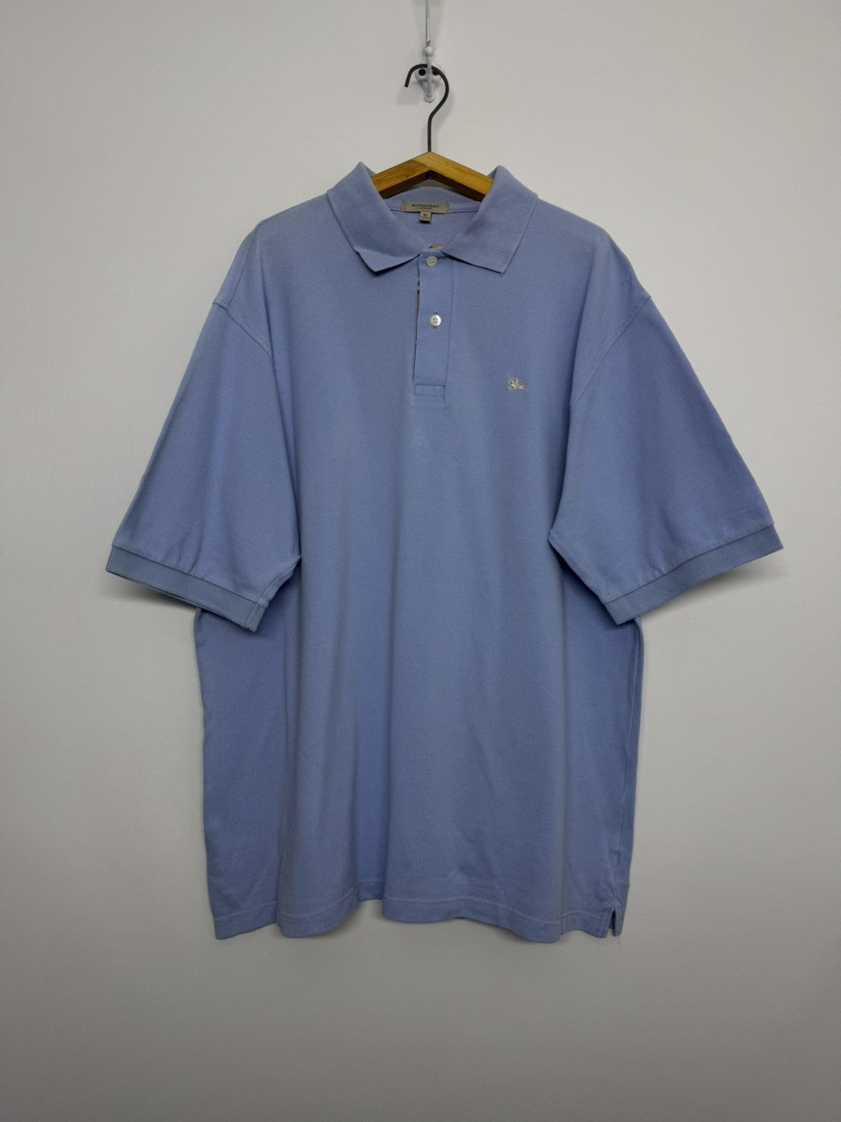 Burberry BURBERRY London Blue Short Sleeve Polo Shirt Size US XL / EU 56 / 4 - 3 Thumbnail