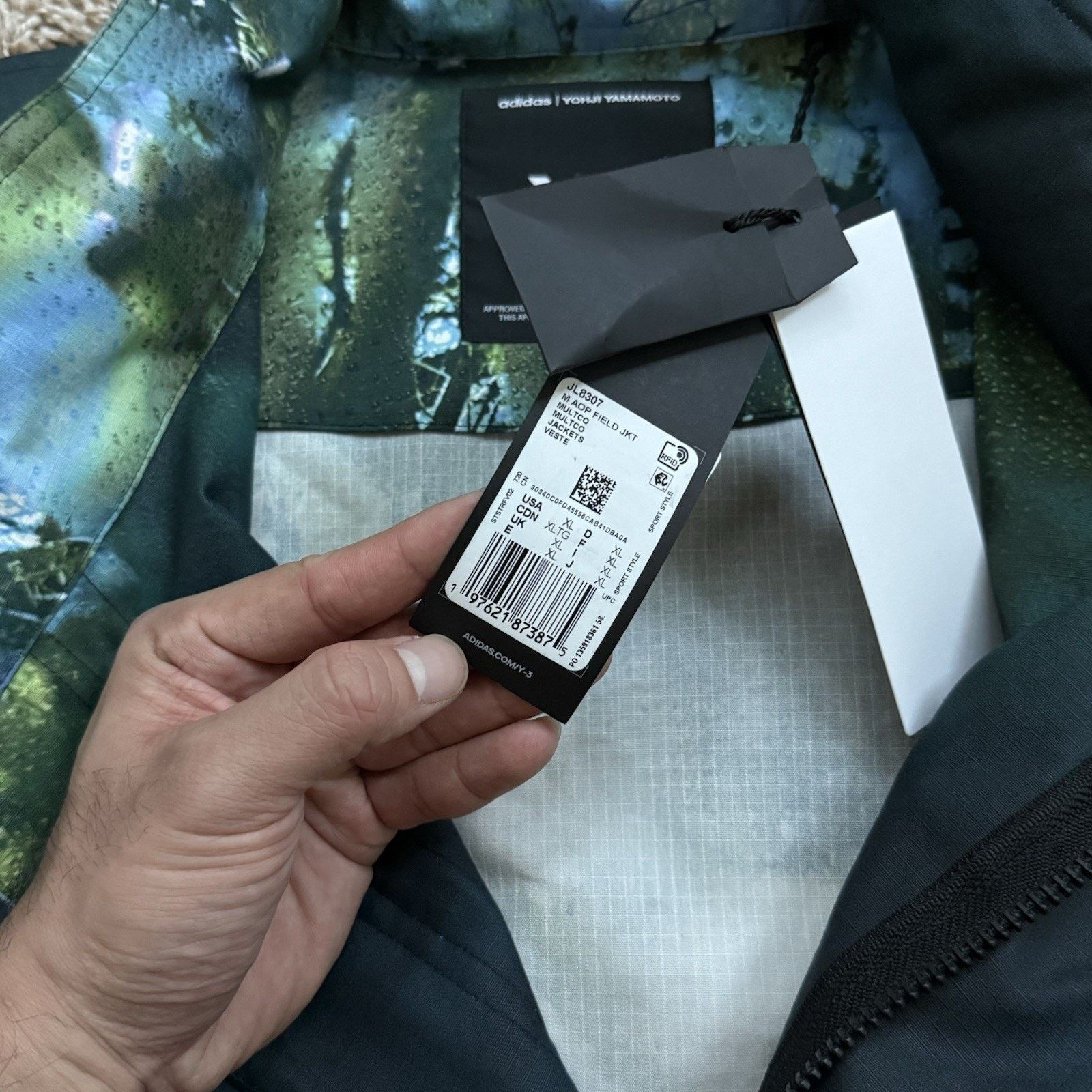 Adidas × Y-3 × Yohji Yamamoto NWT Y-3 Adidas AOP Earth Print Field Jacket Multicolored Size US XL / EU 56 / 4 - 6 Thumbnail