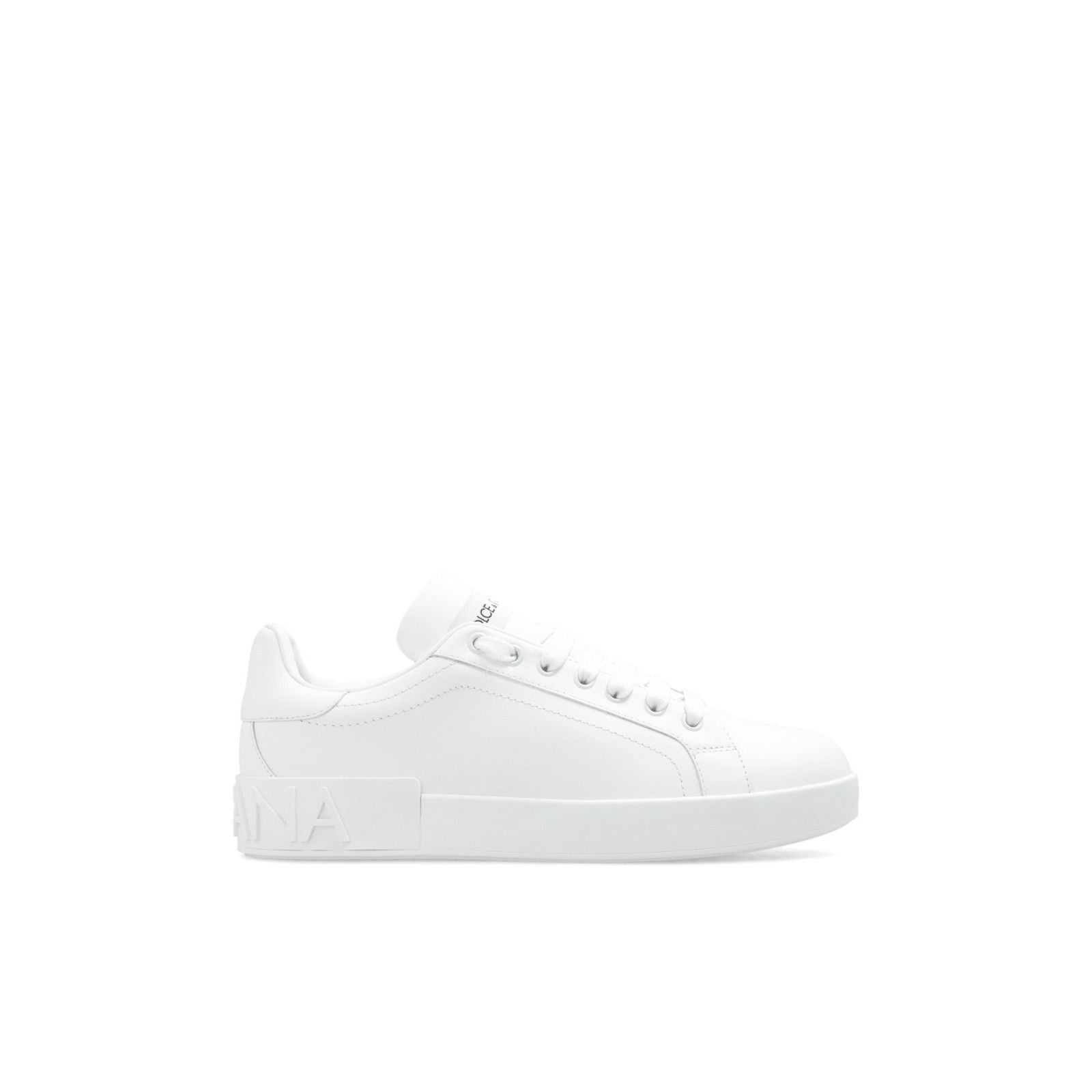 DOLCE&GABBANA White Leather Sneakers New & Authentic (Women'