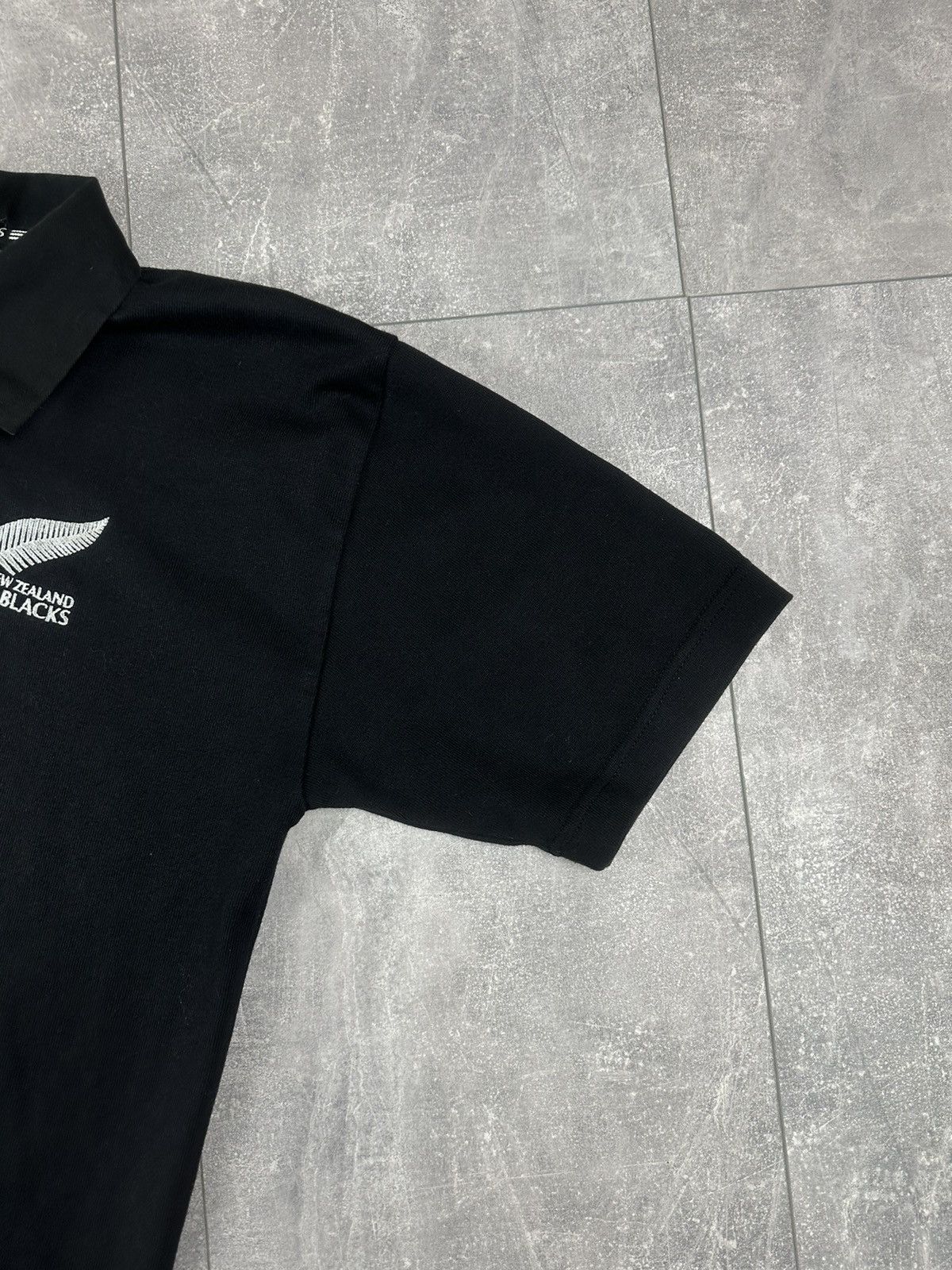 Adidas Adidas All Blacks Mens Rugby Polo Jersey Size US L / EU 52-54 / 3 - 5 Thumbnail
