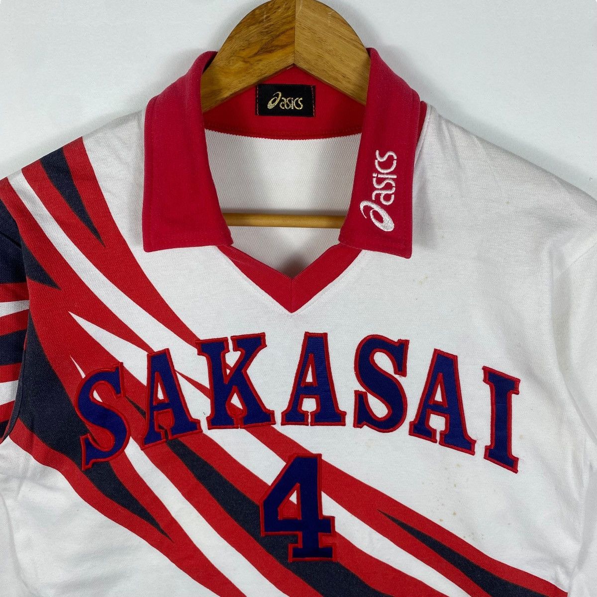 Asics × Vintage Vintage 80's ASICS Classic Long Sleeve Jersey Large Size Size US L / EU 52-54 / 3 - 2 Thumbnail