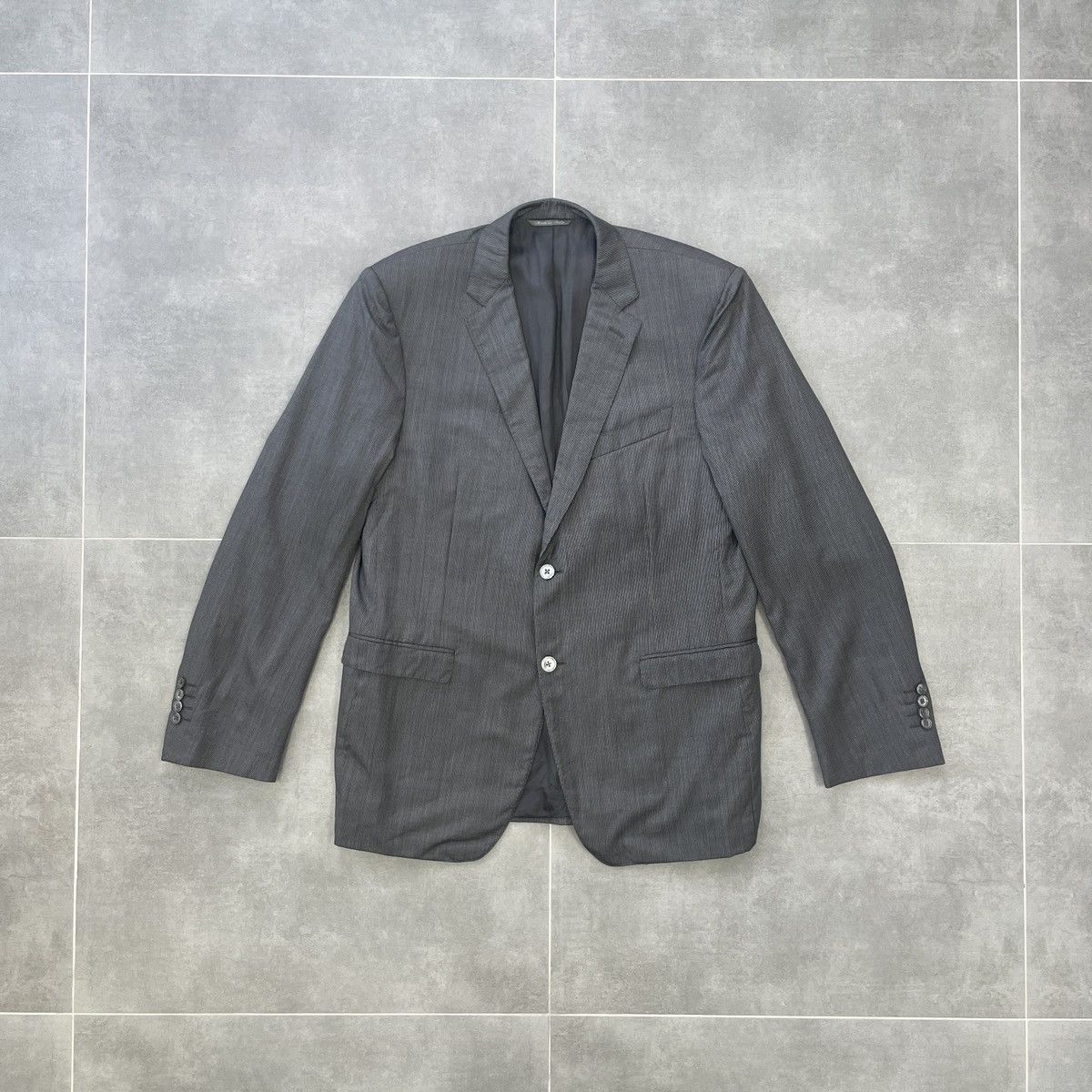 Canali Canali Wool Suit Blazer / Pants Size 56R Size 54R - 2 Thumbnail