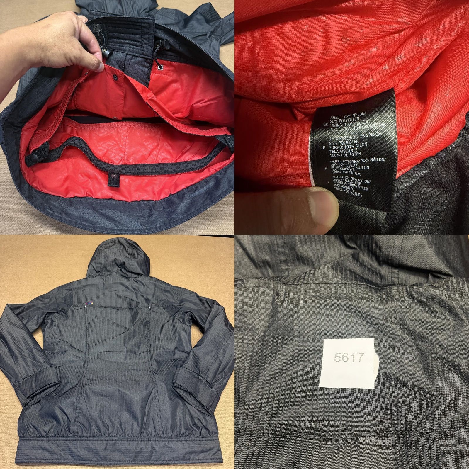 Vans Vans Womens Ski Jacket Waterproof Hooded Herringbone Insulated Skiing Winter Size S / US 4 / IT 40 - 10 Thumbnail