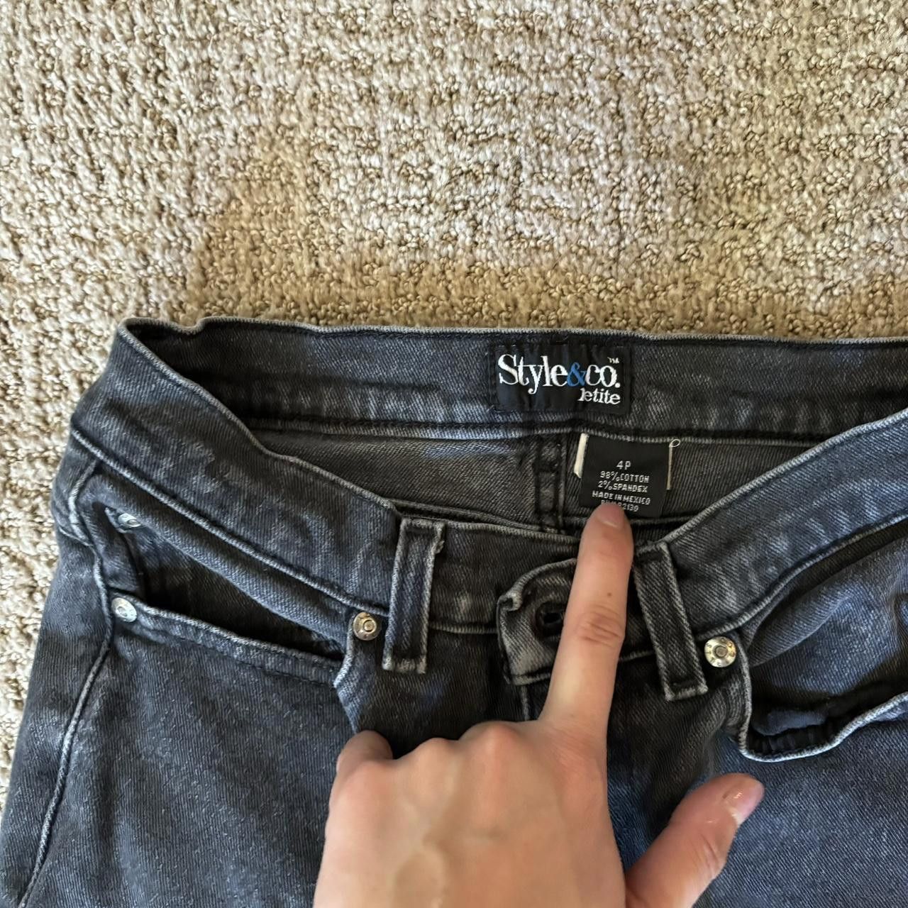 Designer High Rise Black Mom Jeans Size 26" / US 2 / IT 38 - 2 Thumbnail
