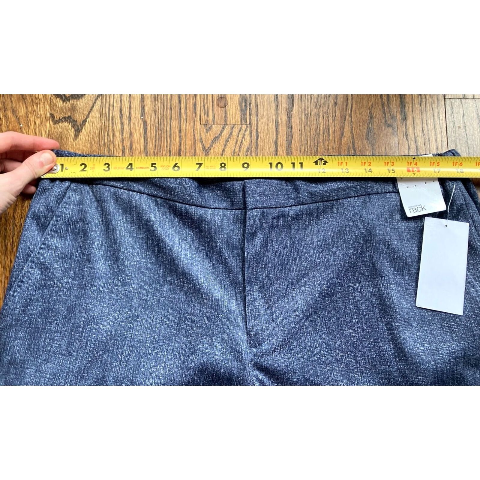Nordstrom NWT Nordstrom Dress Pants Womens Navy Blue Size L Stretch Trousers Size 36" / US 14 / IT 50 - 6 Thumbnail