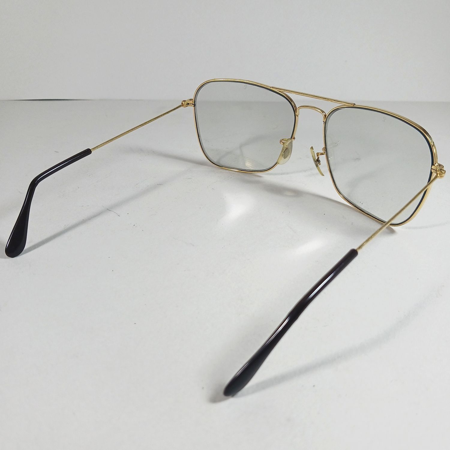 Bausch & Lomb Ray‑Ban B&L Caravan Gold‑Filled USA Photogray Sunglasses Size ONE SIZE - 11 Thumbnail