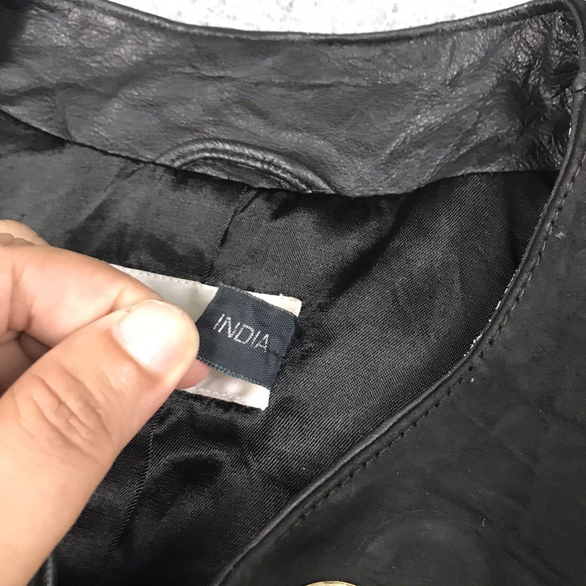 If Six Was Nine × Otto 💀OTTO LEATHER SNAP BUTTON CROPPED JACKET Size S / US 4 / IT 40 - 10 Thumbnail