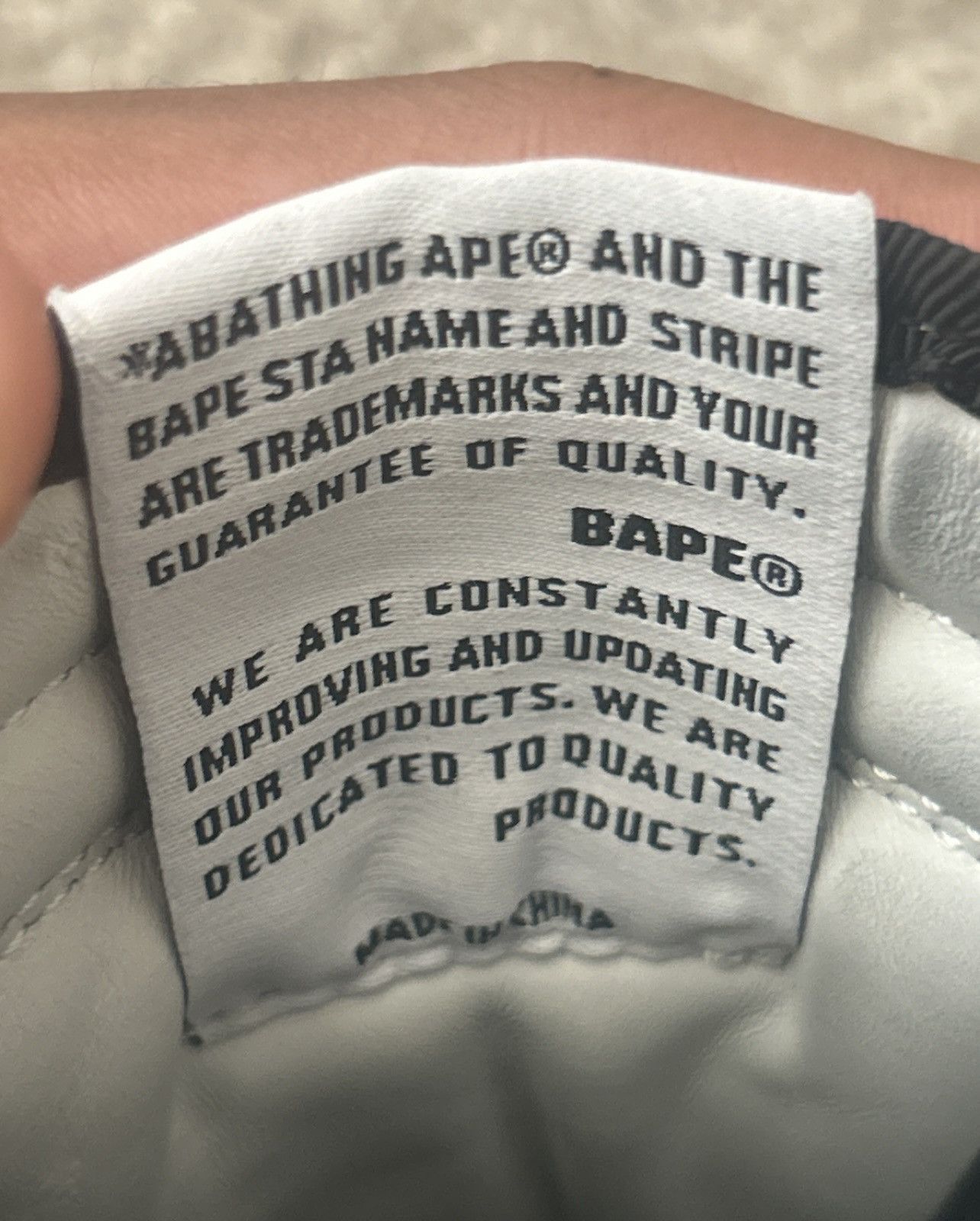 Bape Bapesta 'Black' Size US 9 / EU 42 - 7 Thumbnail
