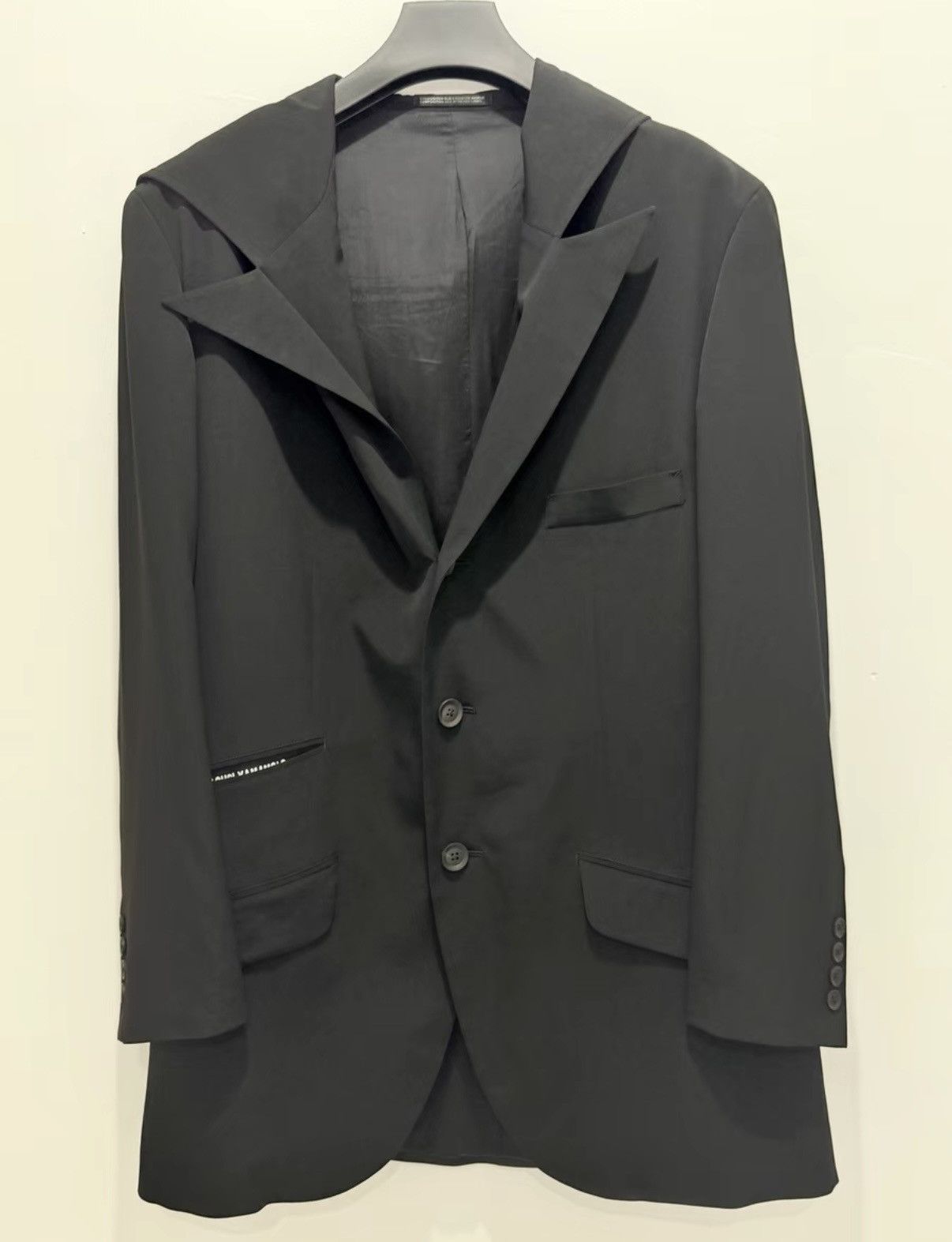 Yohji Yamamoto 【Yohji Yamamoto】23ss Triacetate Witch Hood Jacket Size US L / EU 52-54 / 3 - 1 Thumbnail