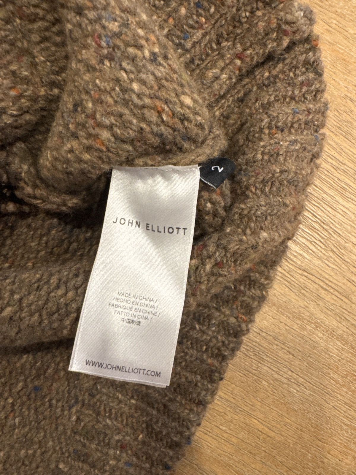 John Elliott John Elliott Knit Distressed Patchwork Hoodie M Size US M / EU 48-50 / 2 - 4 Thumbnail