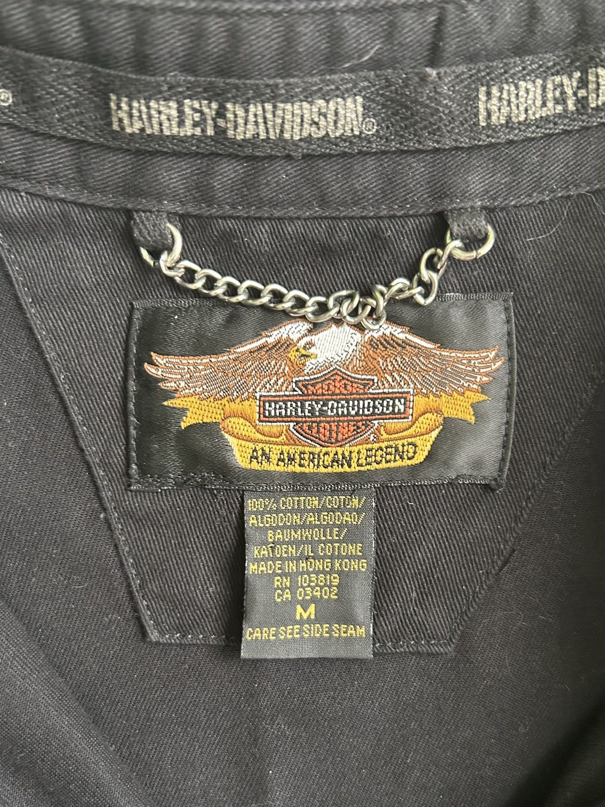 Harley Davidson Embroidered Harley Davidson button up Long sleeve Size US M / EU 48-50 / 2 - 5 Thumbnail