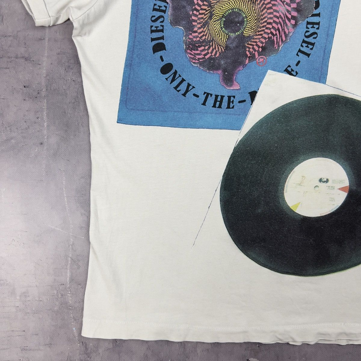 Diesel Rare! Diesel Only The Brave Disk Big Logo Tee 00s Size US S / EU 44-46 / 1 - 8 Thumbnail