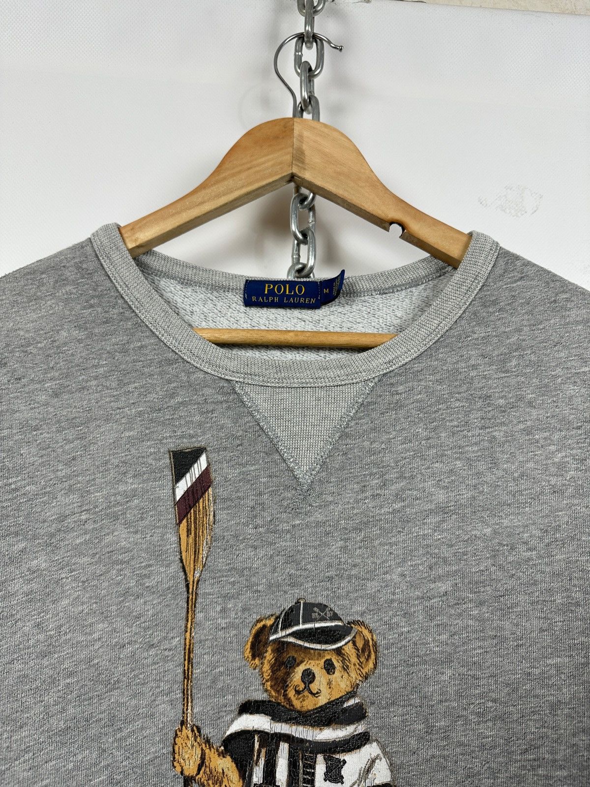 Polo Ralph Lauren Polo Bear by Ralph Lauren Grey Crewneck Sweatshirt Size US M / EU 48-50 / 2 - 7 Thumbnail