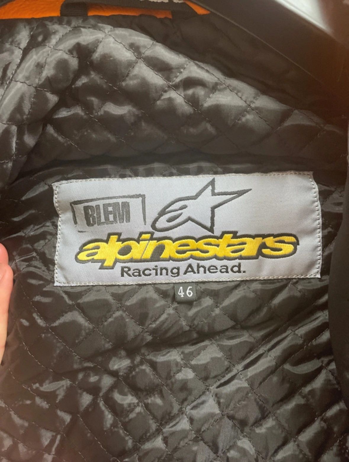 Alpinestars × Japanese Brand × Vintage Alpinestars leather jacket 1995 Size US S / EU 44-46 / 1 - 4 Thumbnail