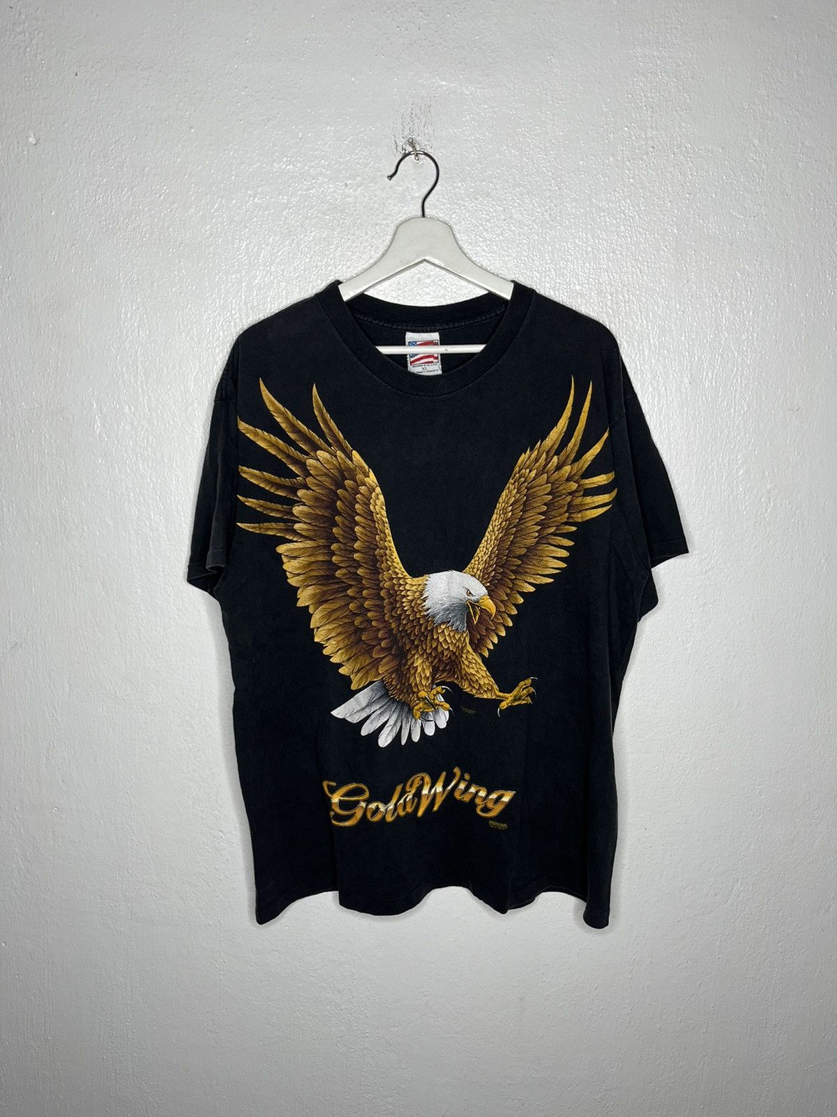 Harley Davidson × Other × Vintage Tshirt EAGLE GOLDWING 1995 Size US XL / EU 56 / 4 - 1 Thumbnail