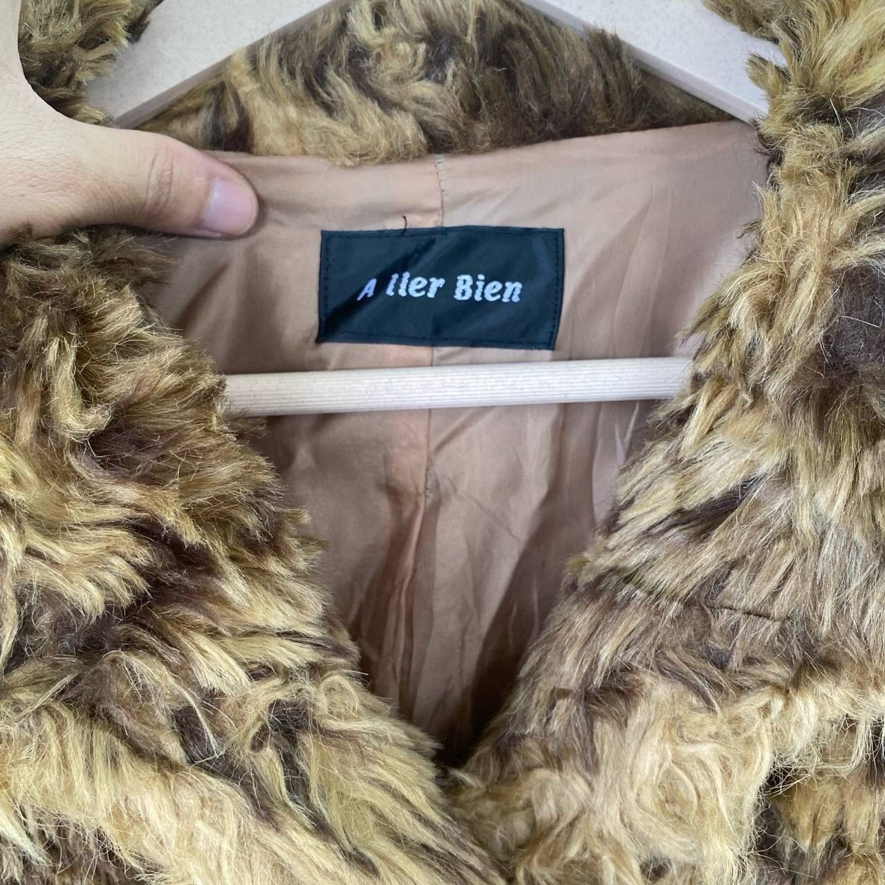 If Six Was Nine Vintage Fur Fluffy Tiger Coat Size M / US 6-8 / IT 42-44 - 6 Thumbnail