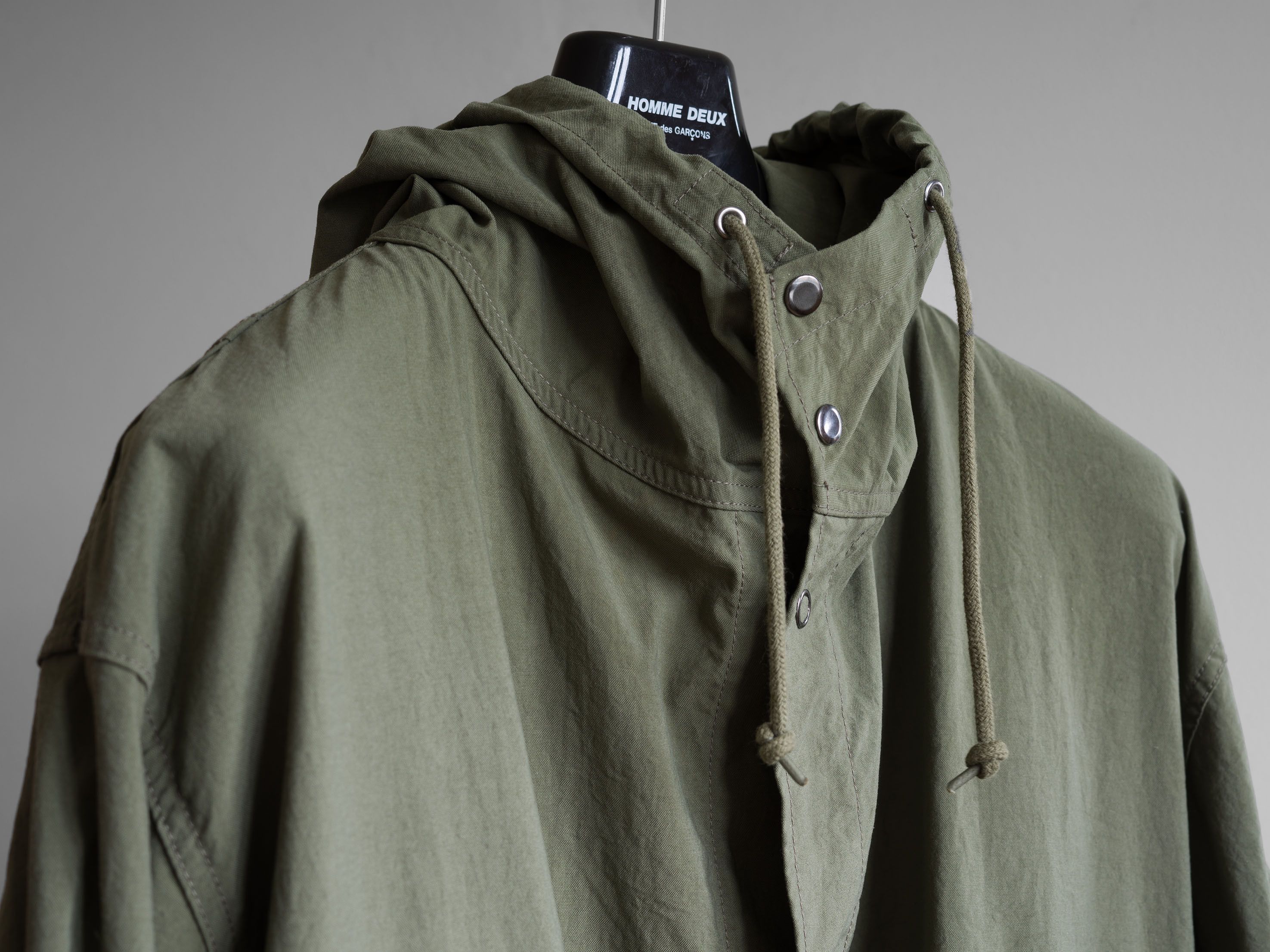 AW2017 eYe JUNYA WATANABE MAN WASHED NYLON FISHTAIL PARKA