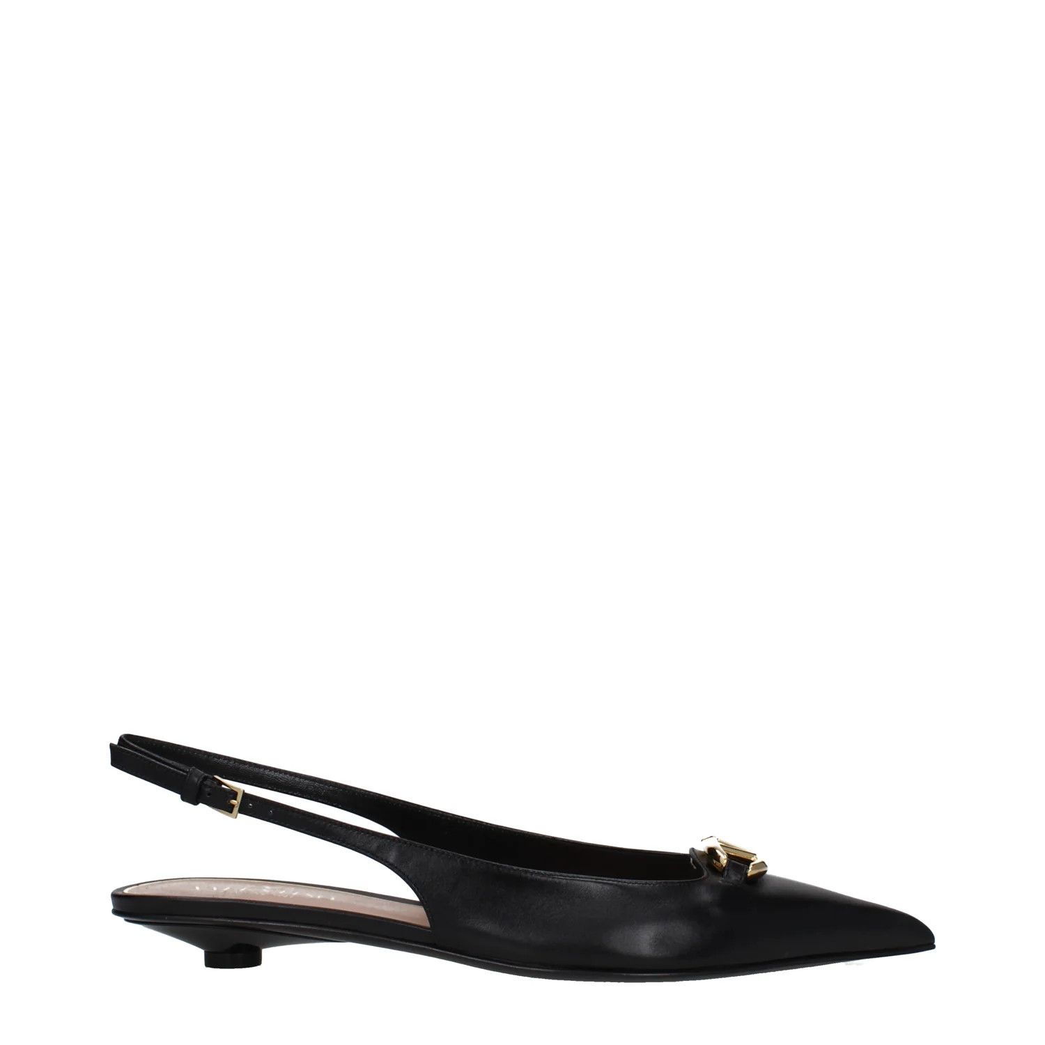 ob1o1e1224 Leather Sandals in Black