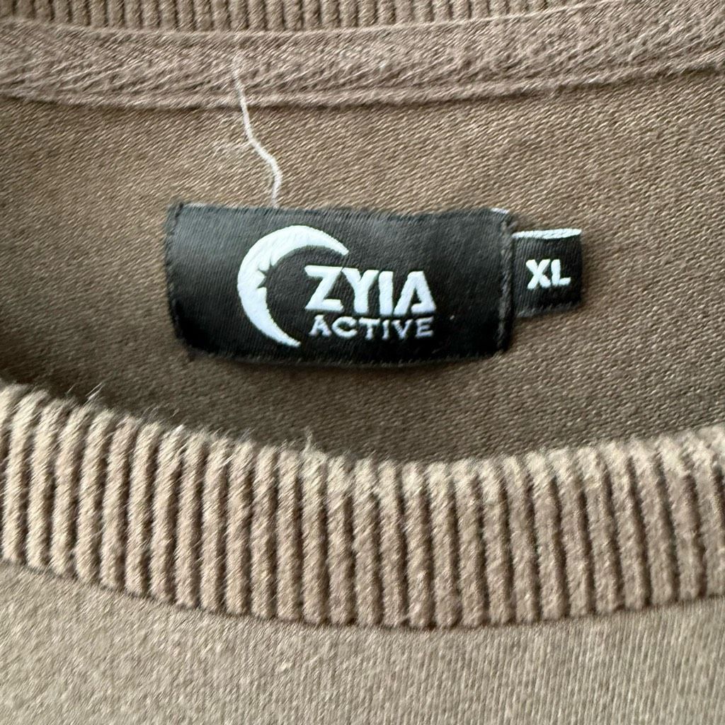 Other Zyia Active Fitted Crewneck Pullover Olive Army Green XL Size US XL / EU 56 / 4 - 4 Thumbnail