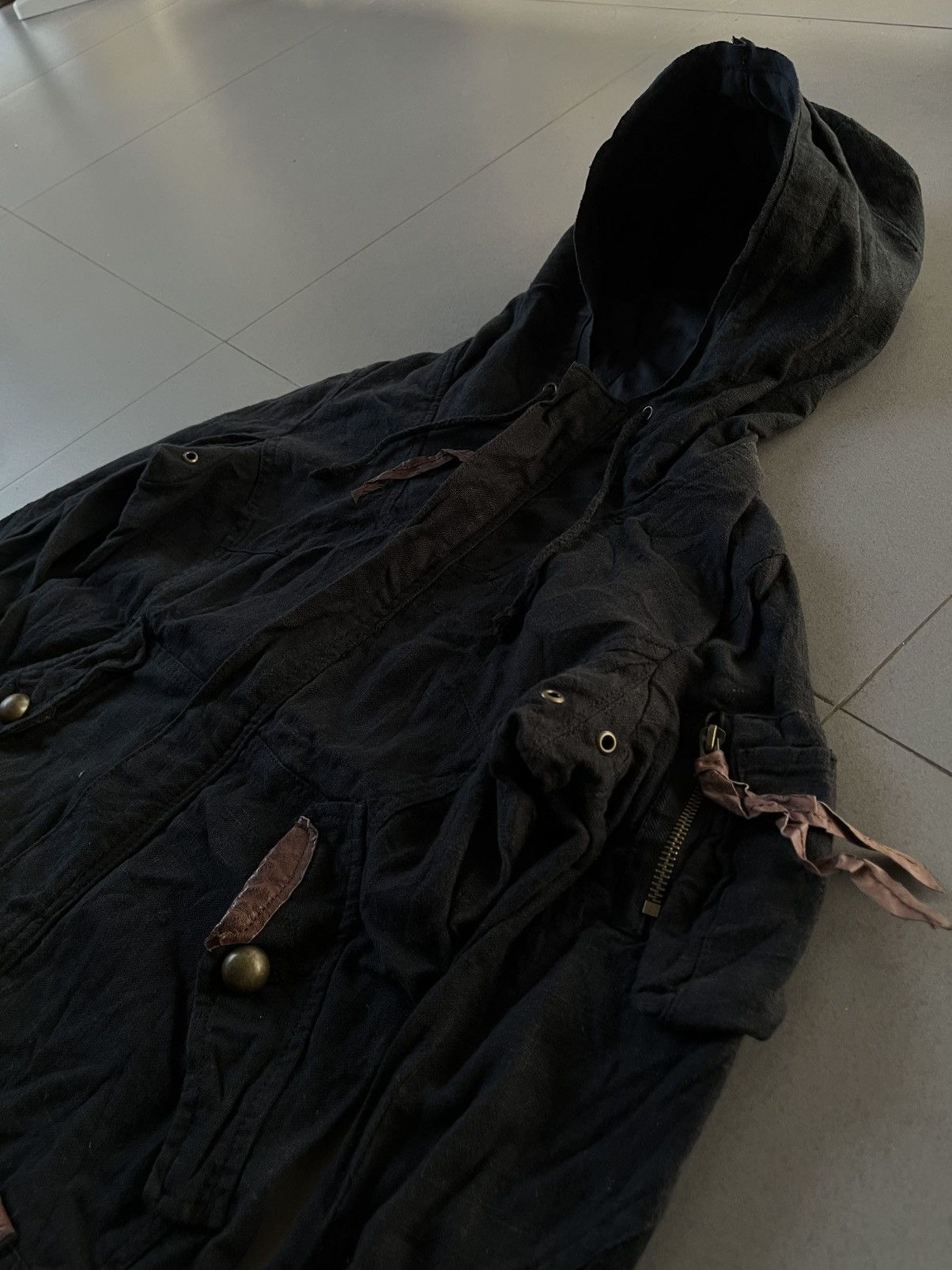 14th Addiction JAPANESE BRAND BONO LEATHER GOTHIC PUNK BONDAGE GOA STYLE Size US S / EU 44-46 / 1 - 7 Thumbnail