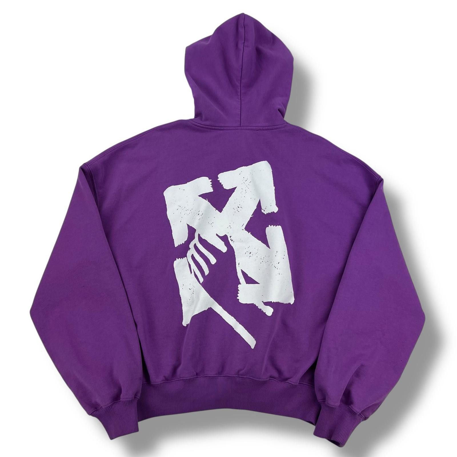 Off-White Off-White Hand Arrows Purple Hoodie Size US S / EU 44-46 / 1 - 3 Thumbnail