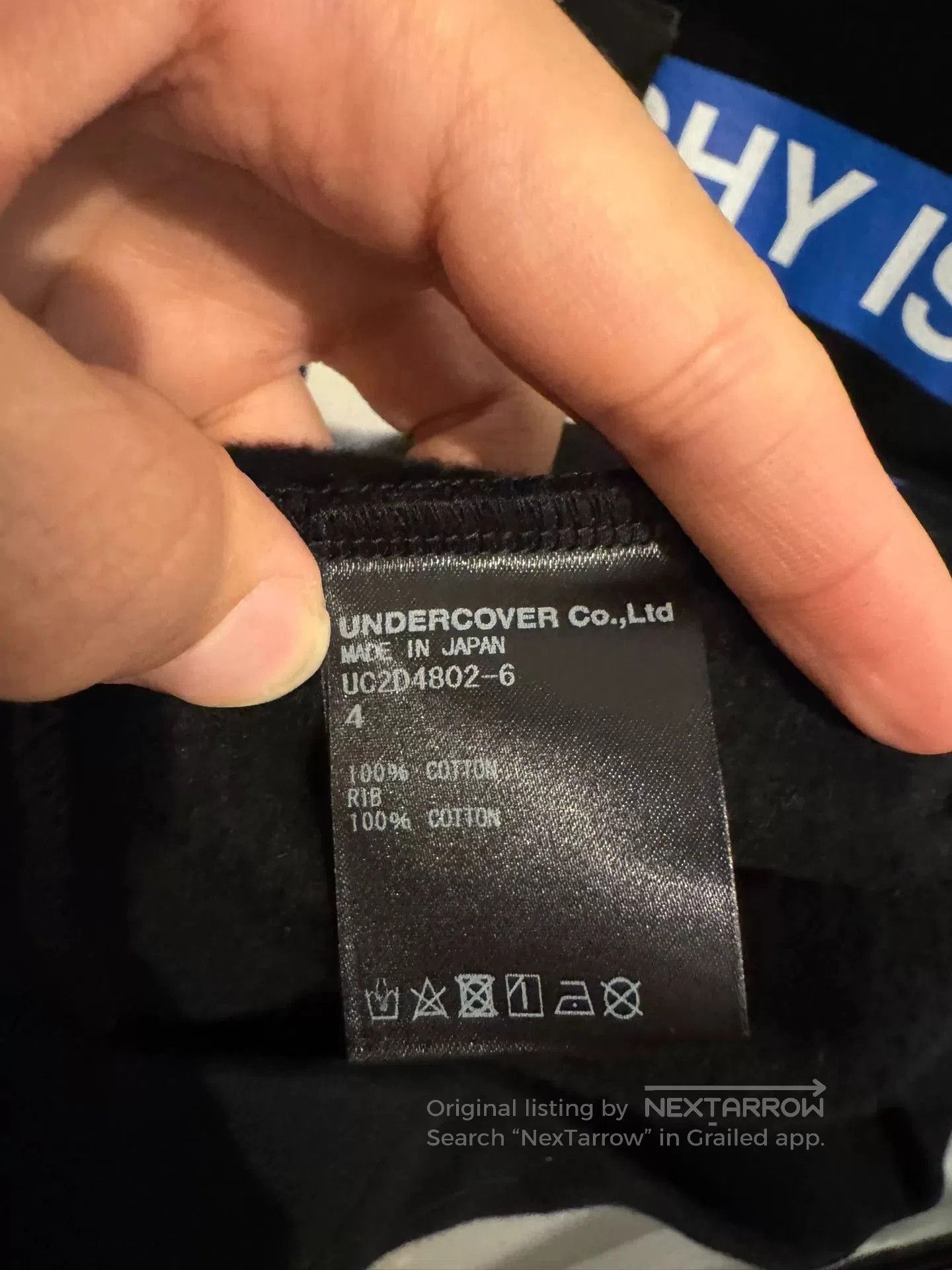 Undercover anarchy is the key crewneck cotton sweater. Size US XXL / EU 58 / 5 - 7 Thumbnail