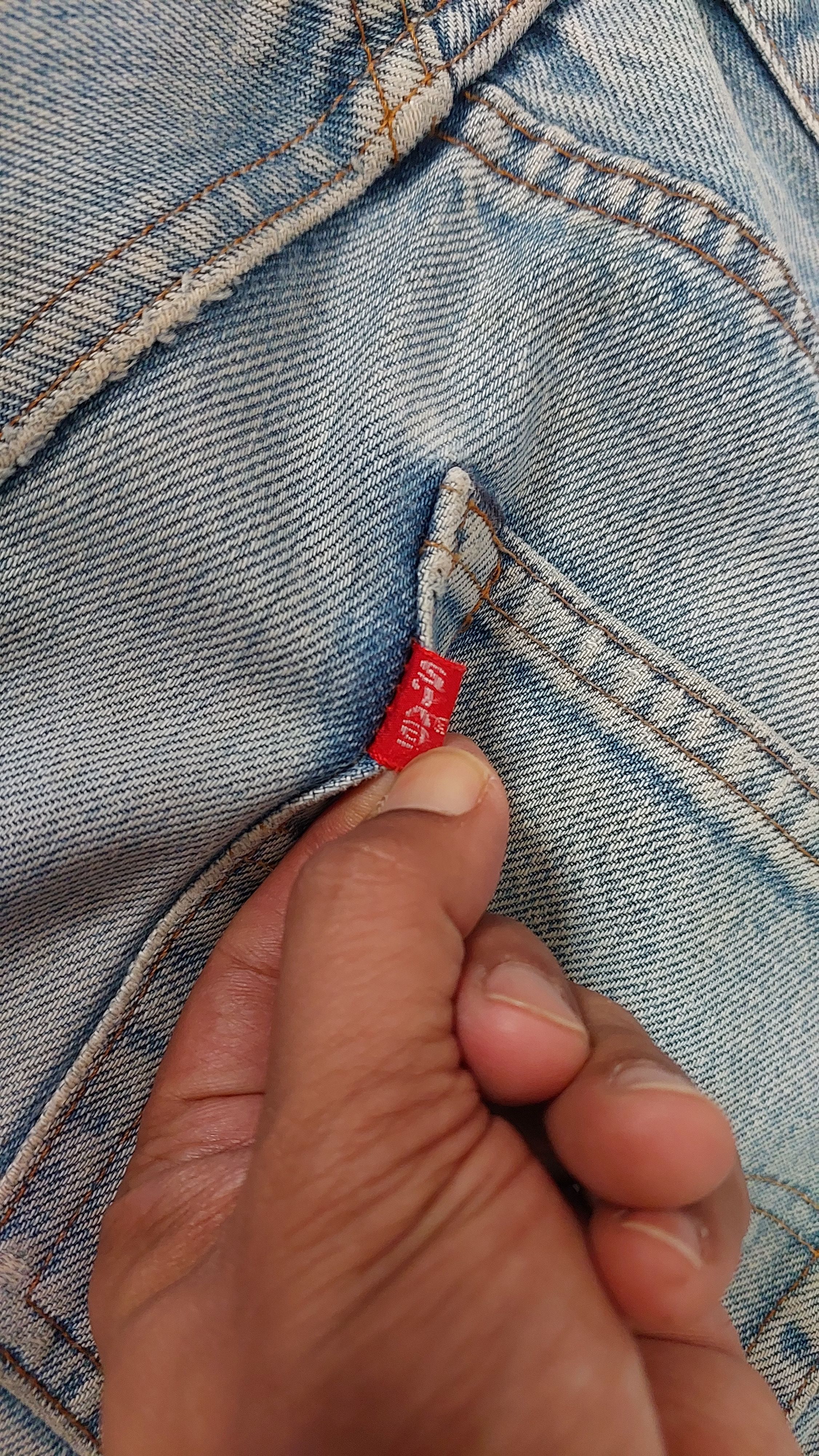 Levi's Vintage Clothing Vintage 80s Levi's 501 Selvedge Distressed Jeans Pant Size US 29 - 3 Thumbnail