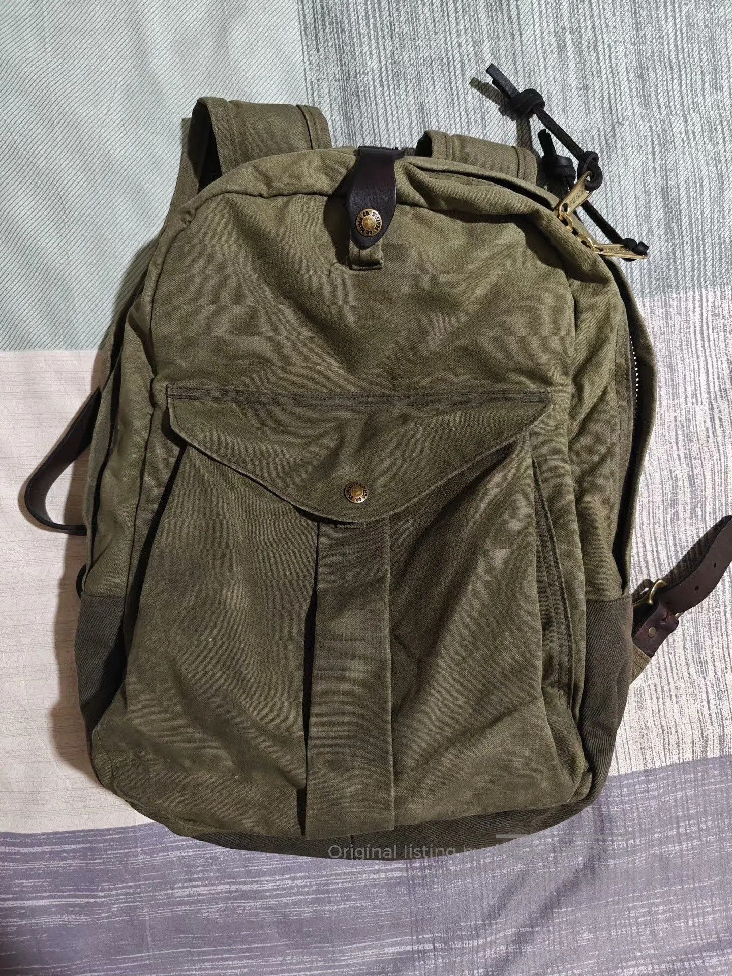 Filson Filson 70307 Waxed Canvas Backpack. Size ONE SIZE - 1 Thumbnail