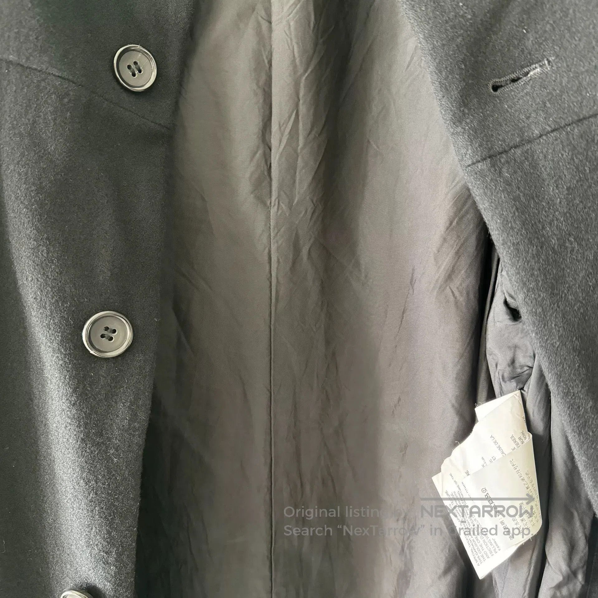 Comme des Garcons comme des garcons black wool coat xs. Size US XS / EU 42 / 0 - 6 Thumbnail