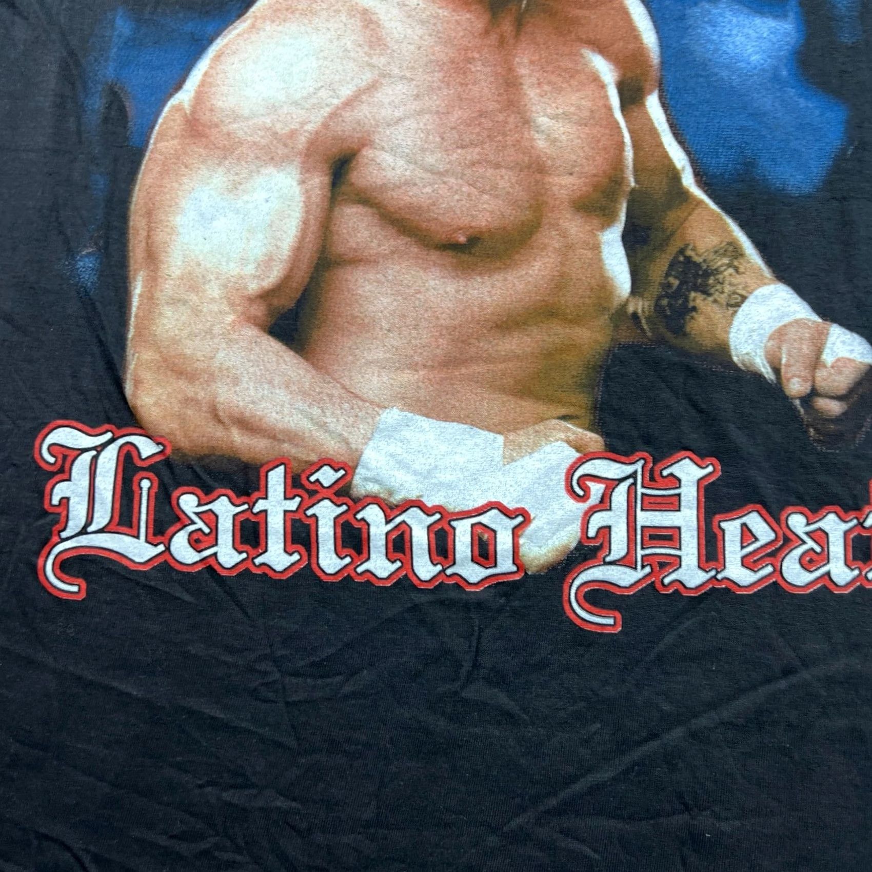 Vintage VINTAGE Eddie Guerrero Latino Heat T-Shirt L Mens Black 90s Y2K Wrestling Viva La Raza Shirts Size US L / EU 52-54 / 3 - 3 Thumbnail
