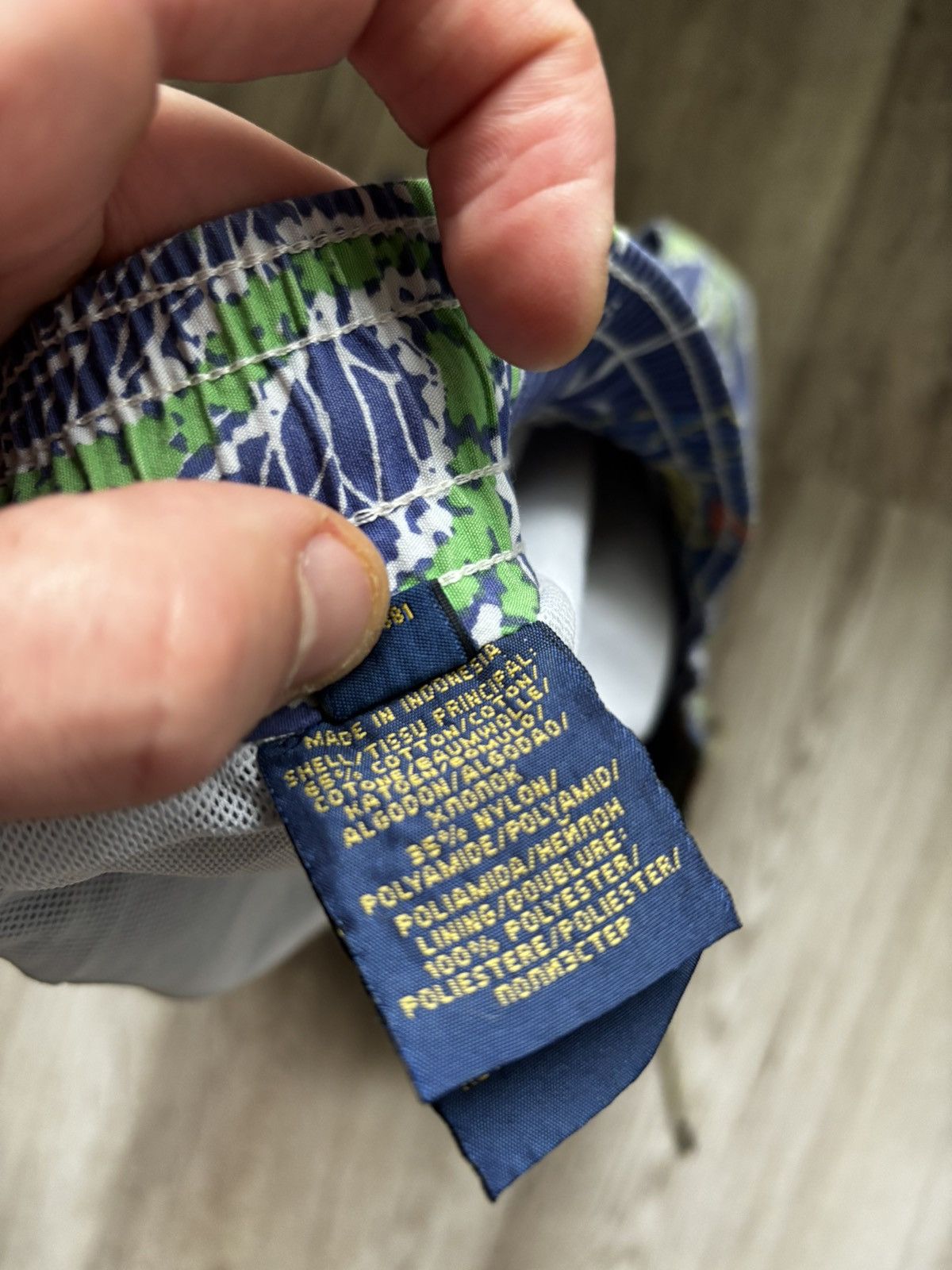 Polo Ralph Lauren Polo Ralph Lauren Blue Fish Print Cargo Swimming Trunks Size US 34 / EU 50 - 20 Thumbnail