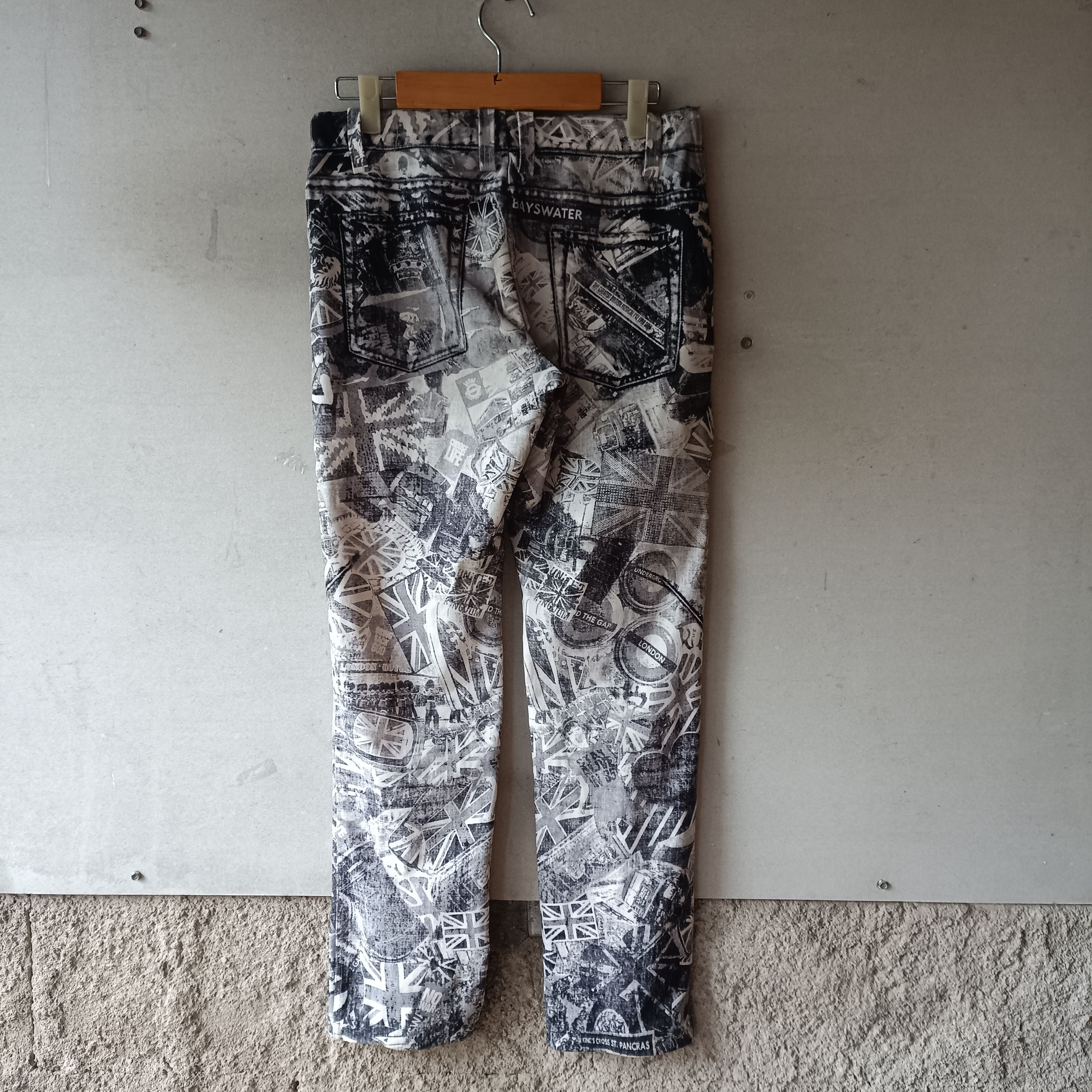Katharine Hamnett London Katherine Hamnett London Underground Printed Legging Pants Size 30" / US 8 / IT 44 - 1 Thumbnail