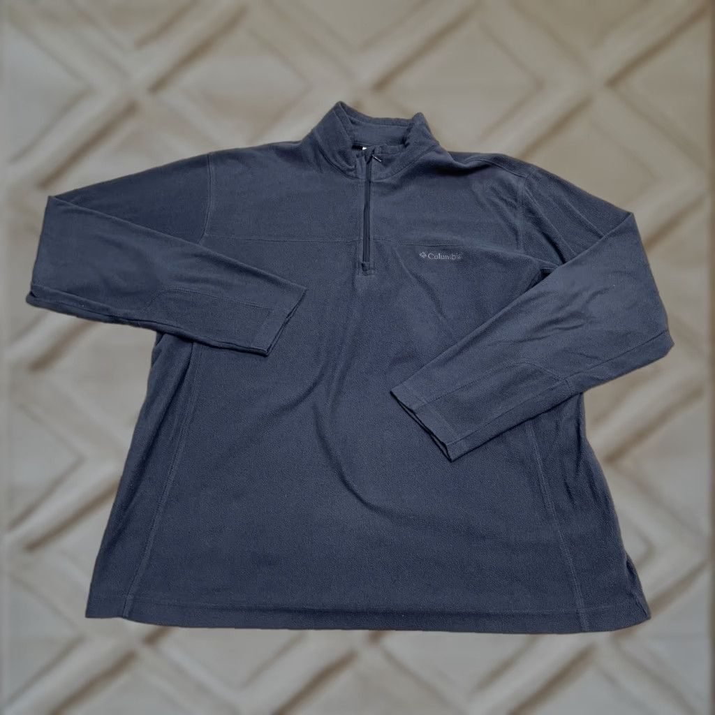 Vintage Columbia Klamath Range Fleece Jacket Men Large Blue Full Zip Lightweight Outdoor Jacket Size US L / EU 52-54 / 3 - 1 Thumbnail