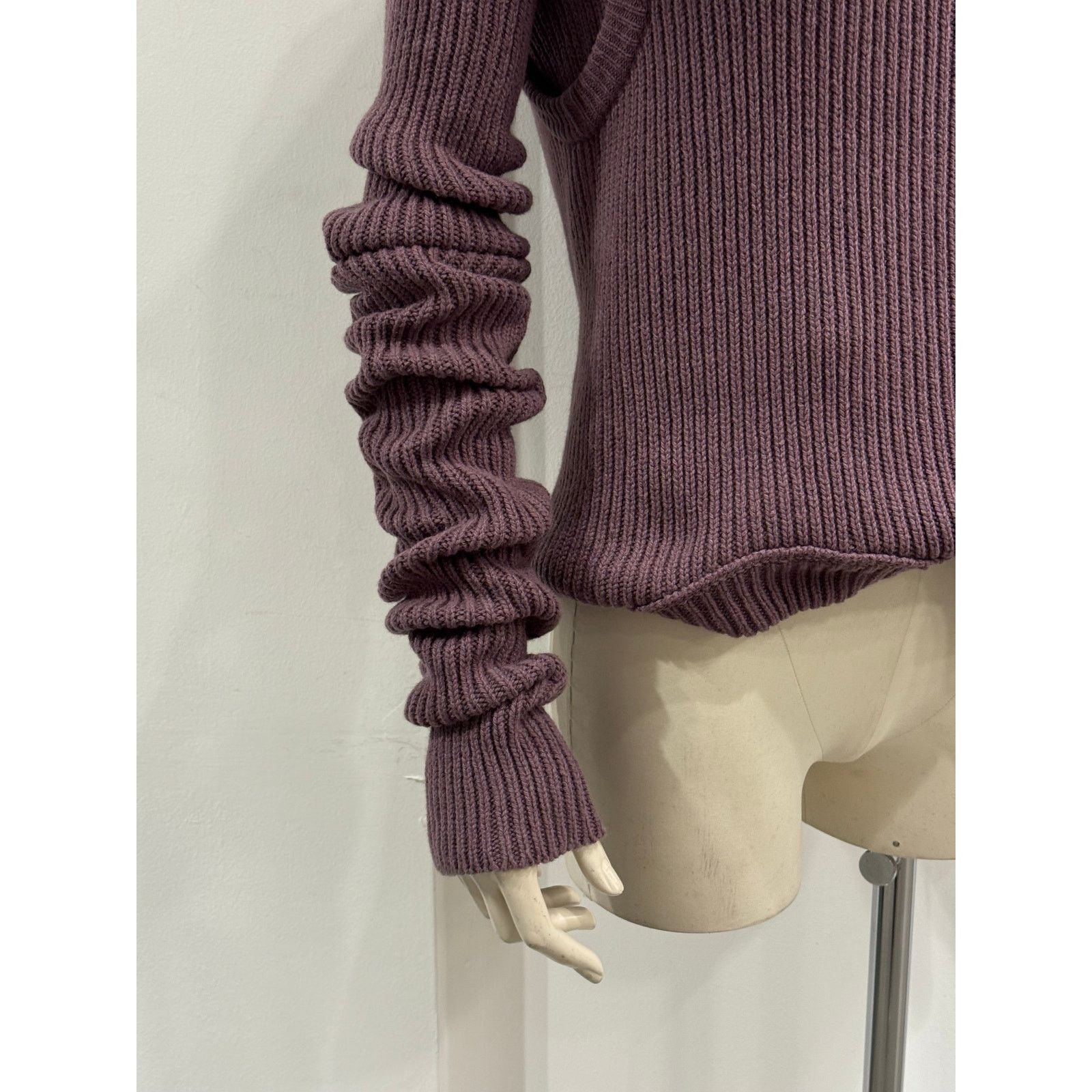 Rick Owens F/W2023 Rick Owens “Luxor” ribbed knit banana top Size ONE SIZE - 6 Thumbnail