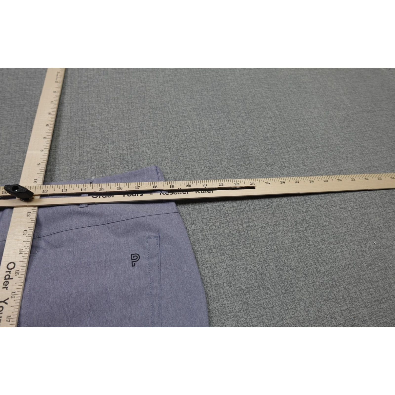 Vintage Public Rec Chino Pants Mens 36x32 Blue Straight Leg Casual Performance Travel Pants Mens Blue Flat Front Zip Fly 5-Pocket Logo Wide Range of Seasons Size US 36 / EU 52 - 7 Thumbnail