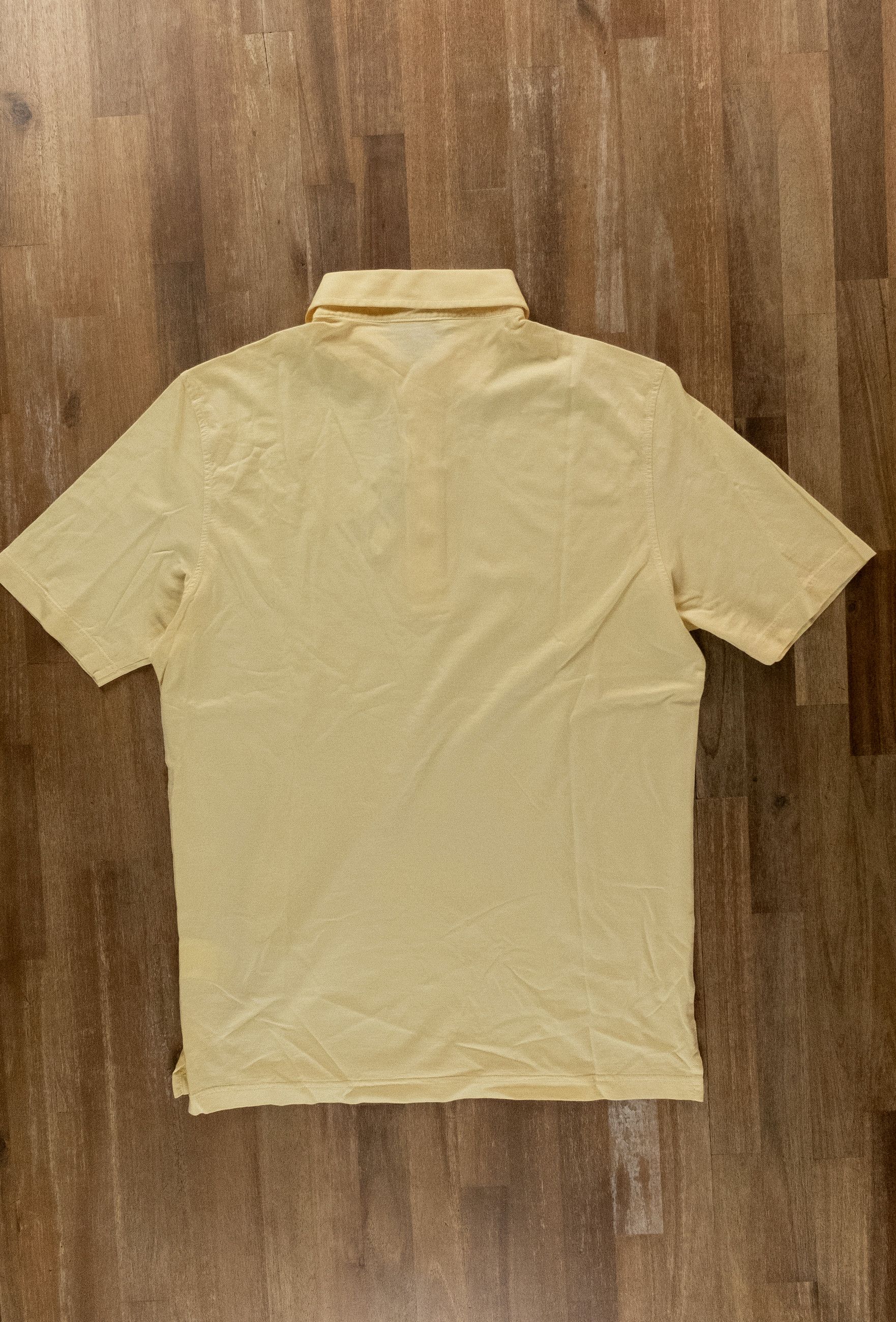 Gran Sasso GRAN SASSO yellow lightweight jersey cotton polo shirt M Size US M / EU 48-50 / 2 - 6 Thumbnail