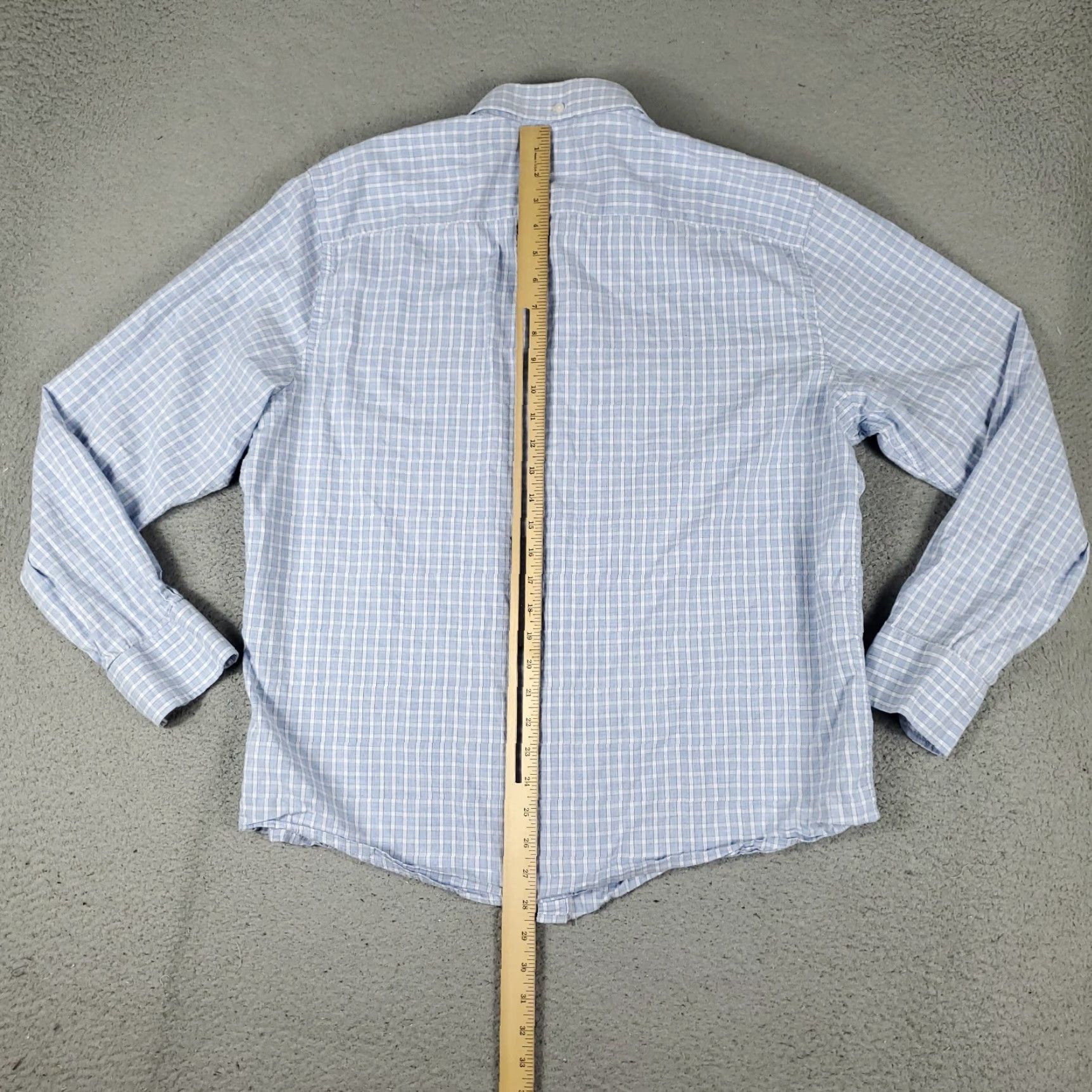 UNTUCKit UNTUCKit Shirt Mens XL Blue Plaid Button-Up Long Sleeve Casual Business Formal Party/Cocktail Travel Workwear Size US XL / EU 56 / 4 - 3 Thumbnail