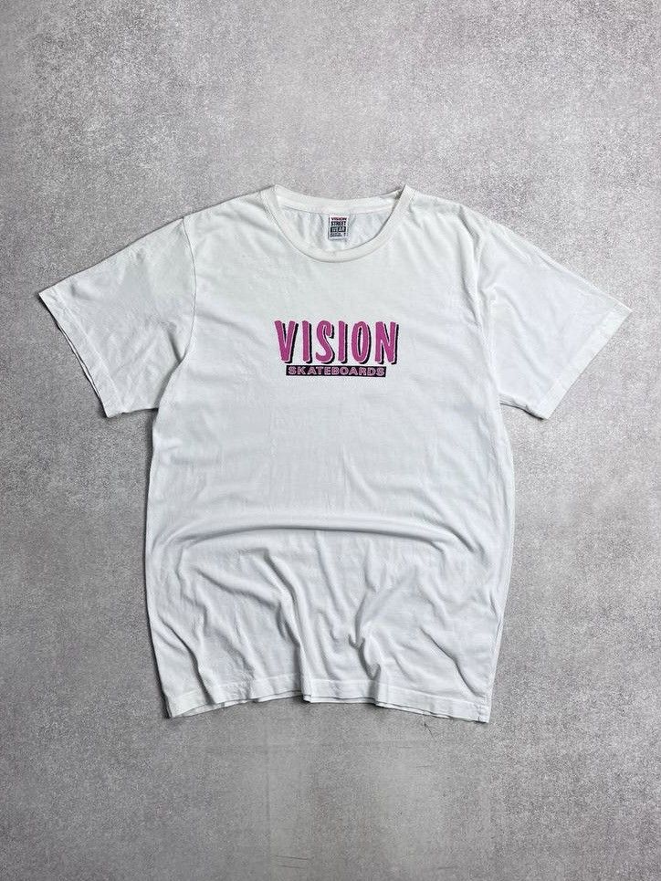 Vintage Vintage Vision Skateboards Boxy T-shirt Y2K L Size US L / EU 52-54 / 3 - 1 Thumbnail