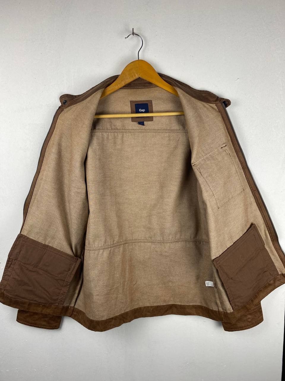Gap gap japanese brand velvet biker jacket nice design Size US L / EU 52-54 / 3 - 5 Thumbnail