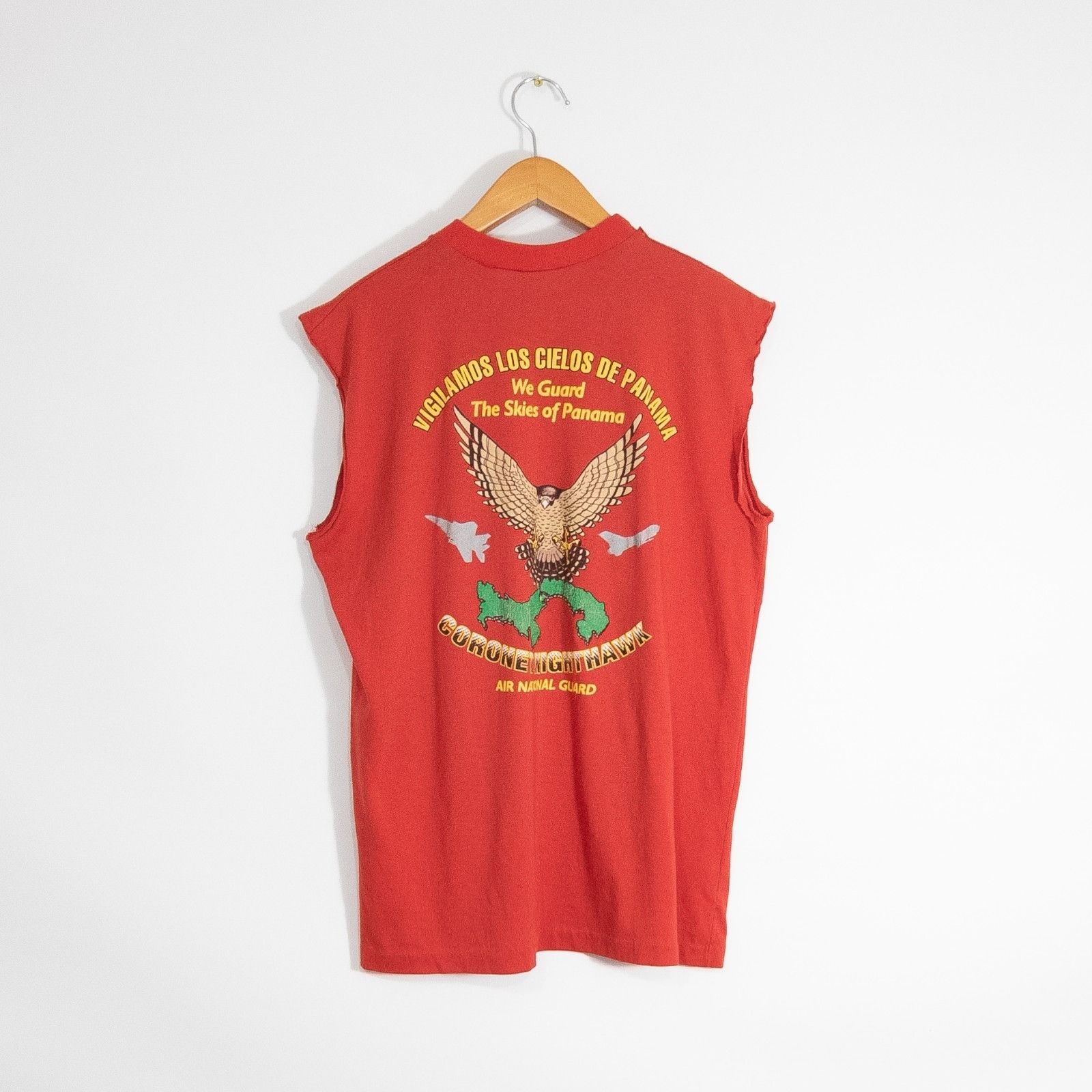 Vintage Vintage 90s Howard Air Force Base T Shirt XL - Distressed Size US XL / EU 56 / 4 - 1 Thumbnail