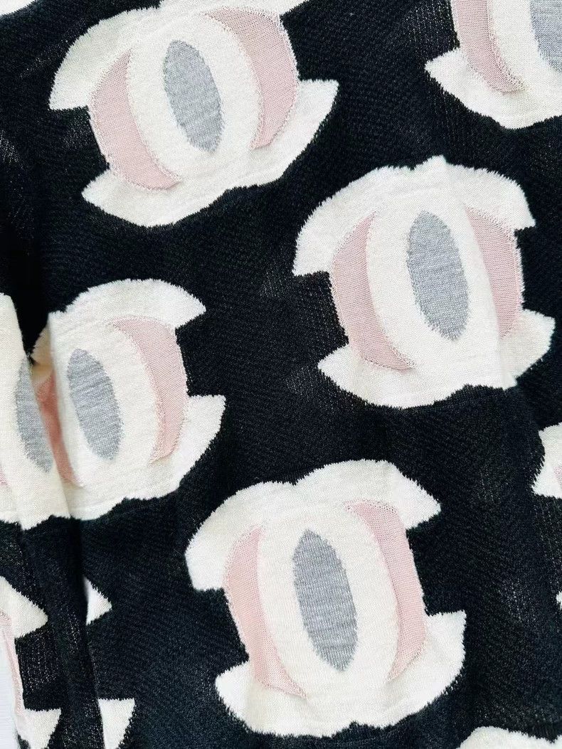 Chanel Chanel Full logo knitted undershirt sweater Size XXS / US 00 / IT 34 - 3 Thumbnail