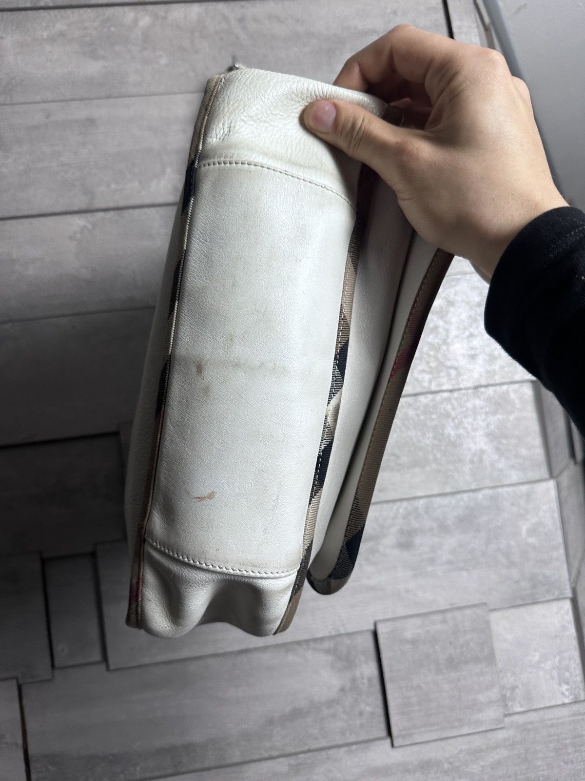 Burberry Burberry Leather Bag Luxury Size ONE SIZE - 5 Thumbnail