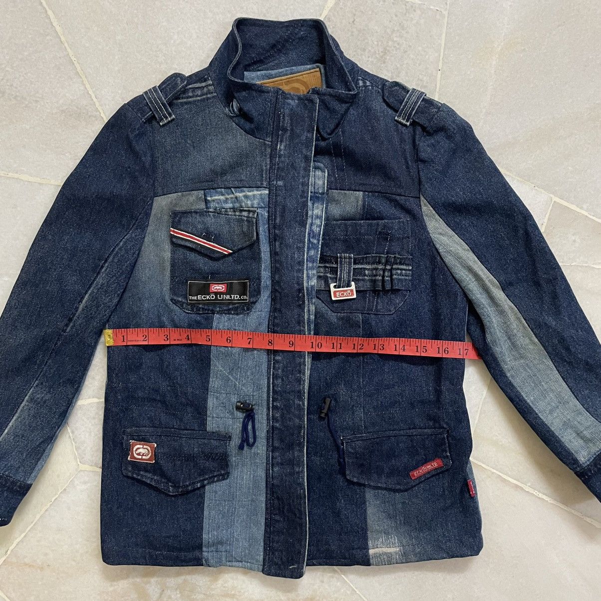 Japanese Brand Vintage Custom Reconstructed Denim Jacket Ecko Unltd Size US S / EU 44-46 / 1 - 8 Thumbnail