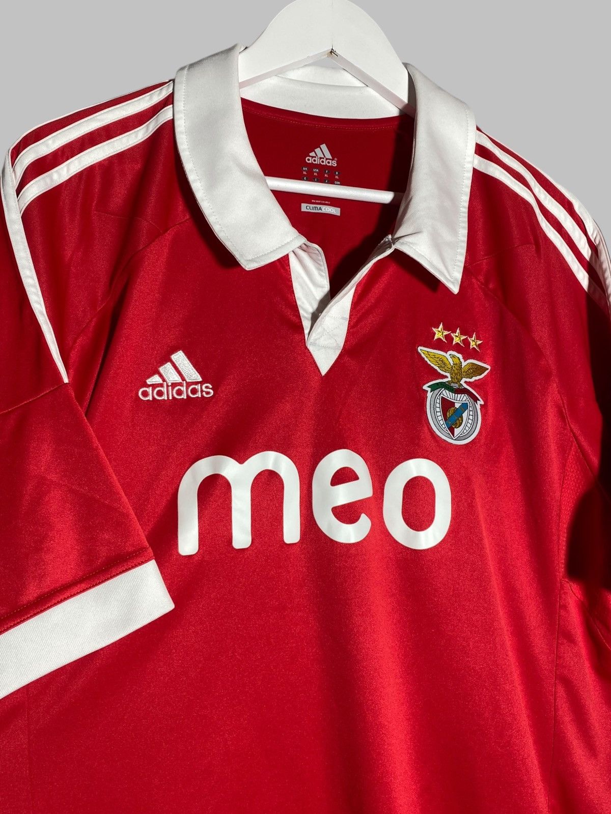 Adidas Adidas SL Benfica 2012/13 Home Football Shirt Size US XL / EU 56 / 4 - 3 Thumbnail