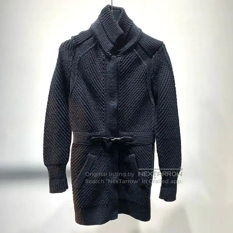 Burberry Burberry Gray Wool Women’s Cardigan. Size S / US 4 / IT 40 - 1 Thumbnail
