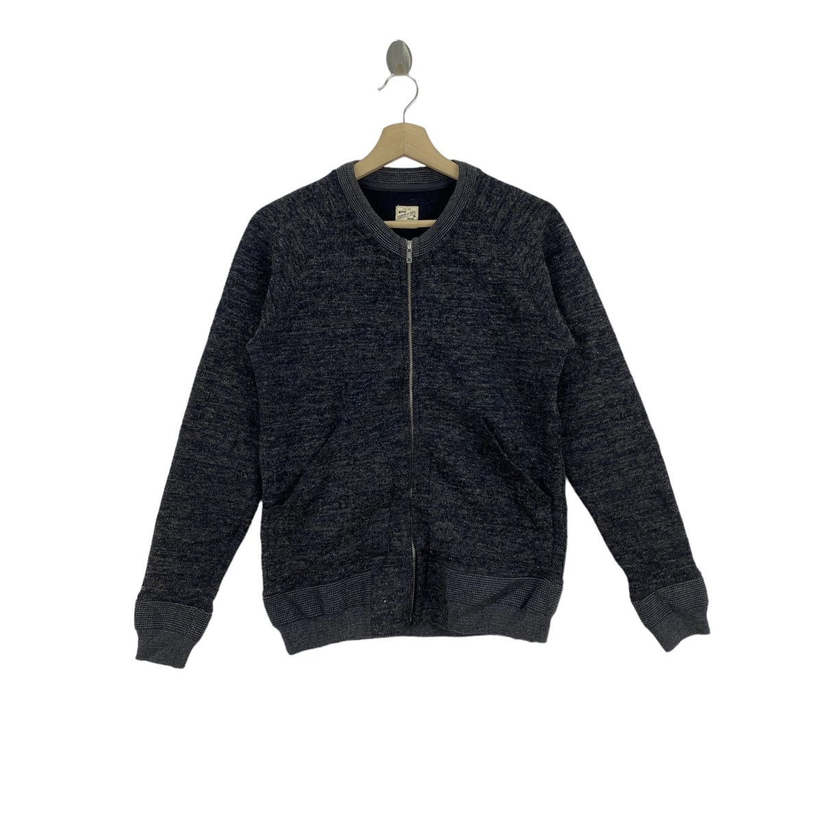 Vintage STANDARD WEAR GRN Japan Grey Sweater